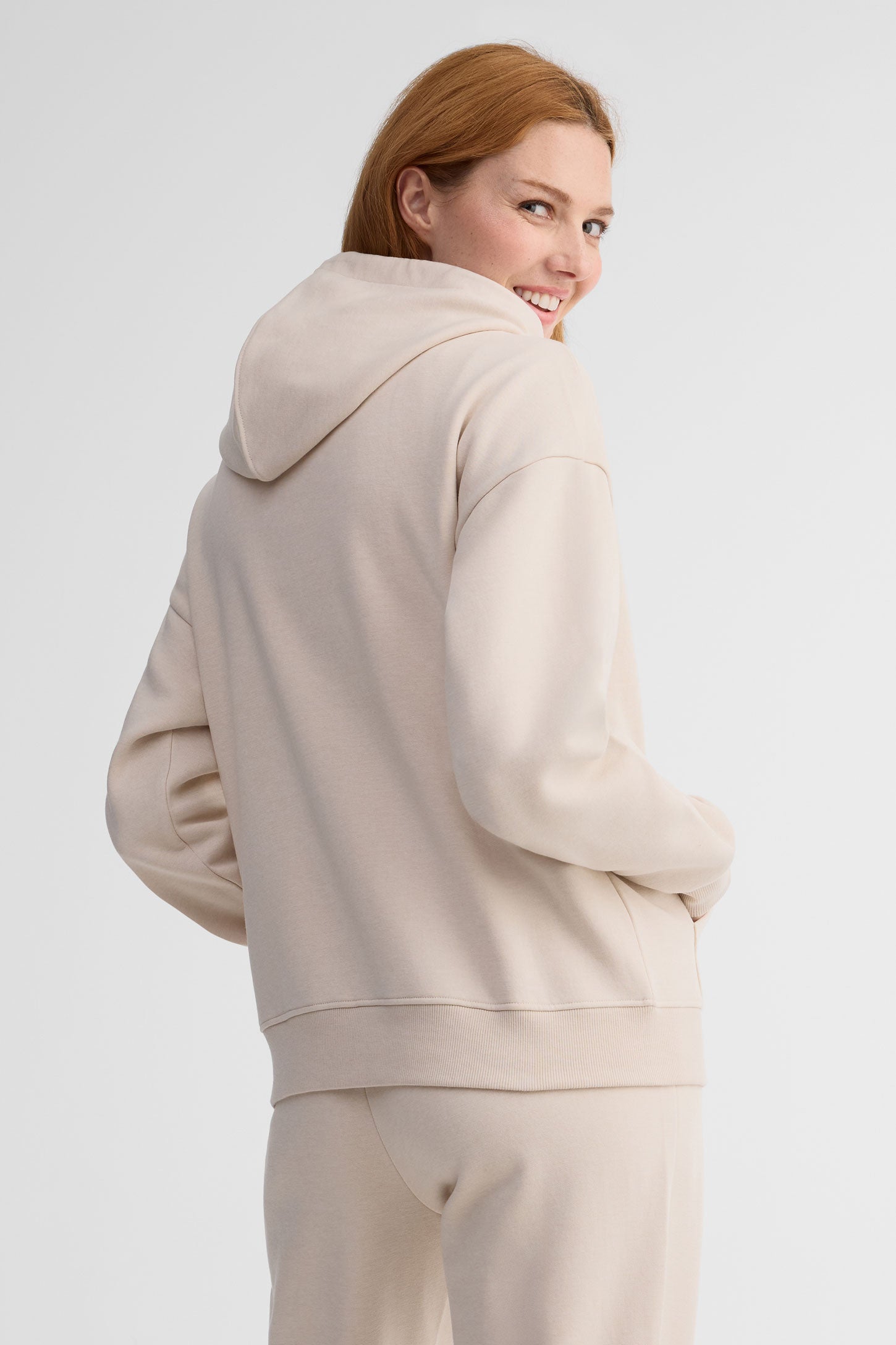 Veste à capuchon coton ouaté - Femme && BEIGE