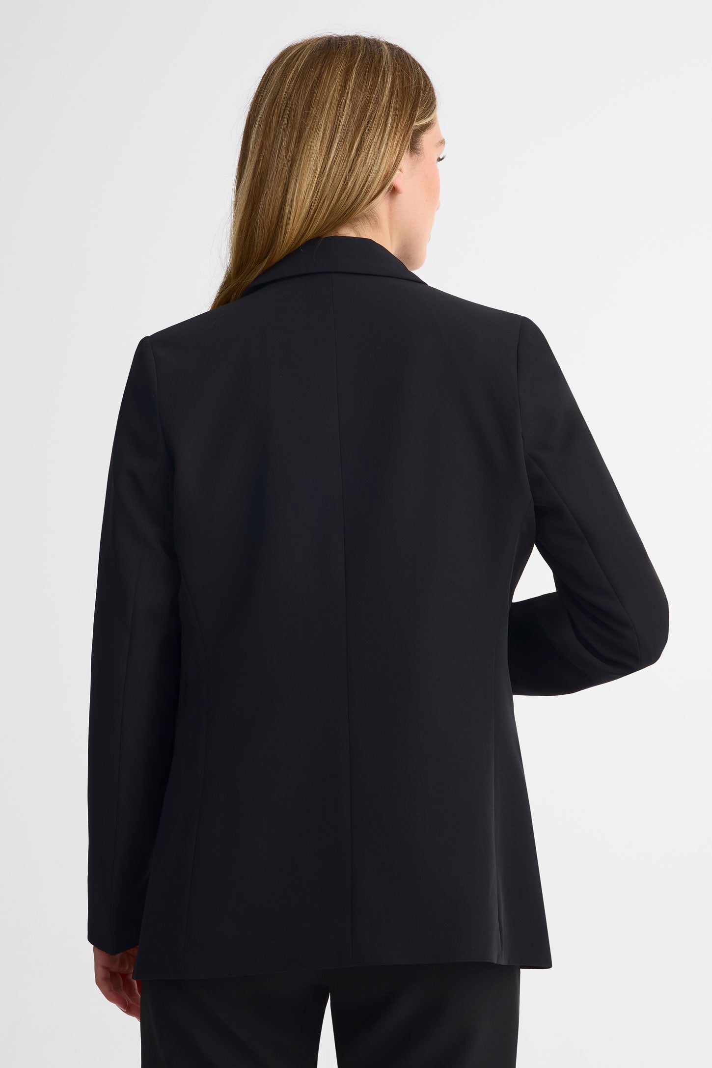 Veston col tailleur coupe régulière - Femme && NOIR