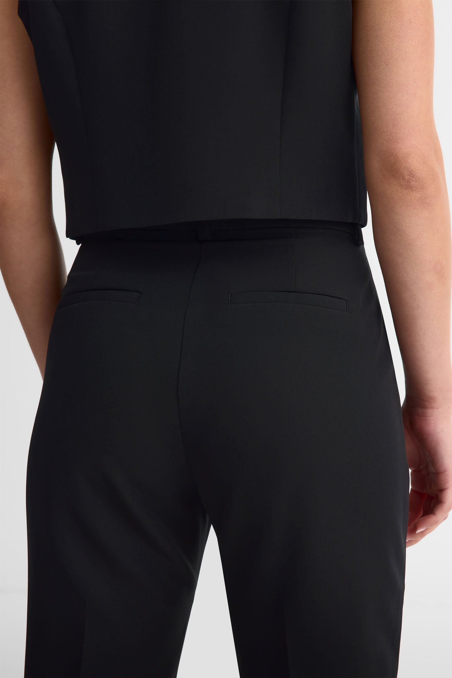 Pantalon jambe droite - Femme && NOIR