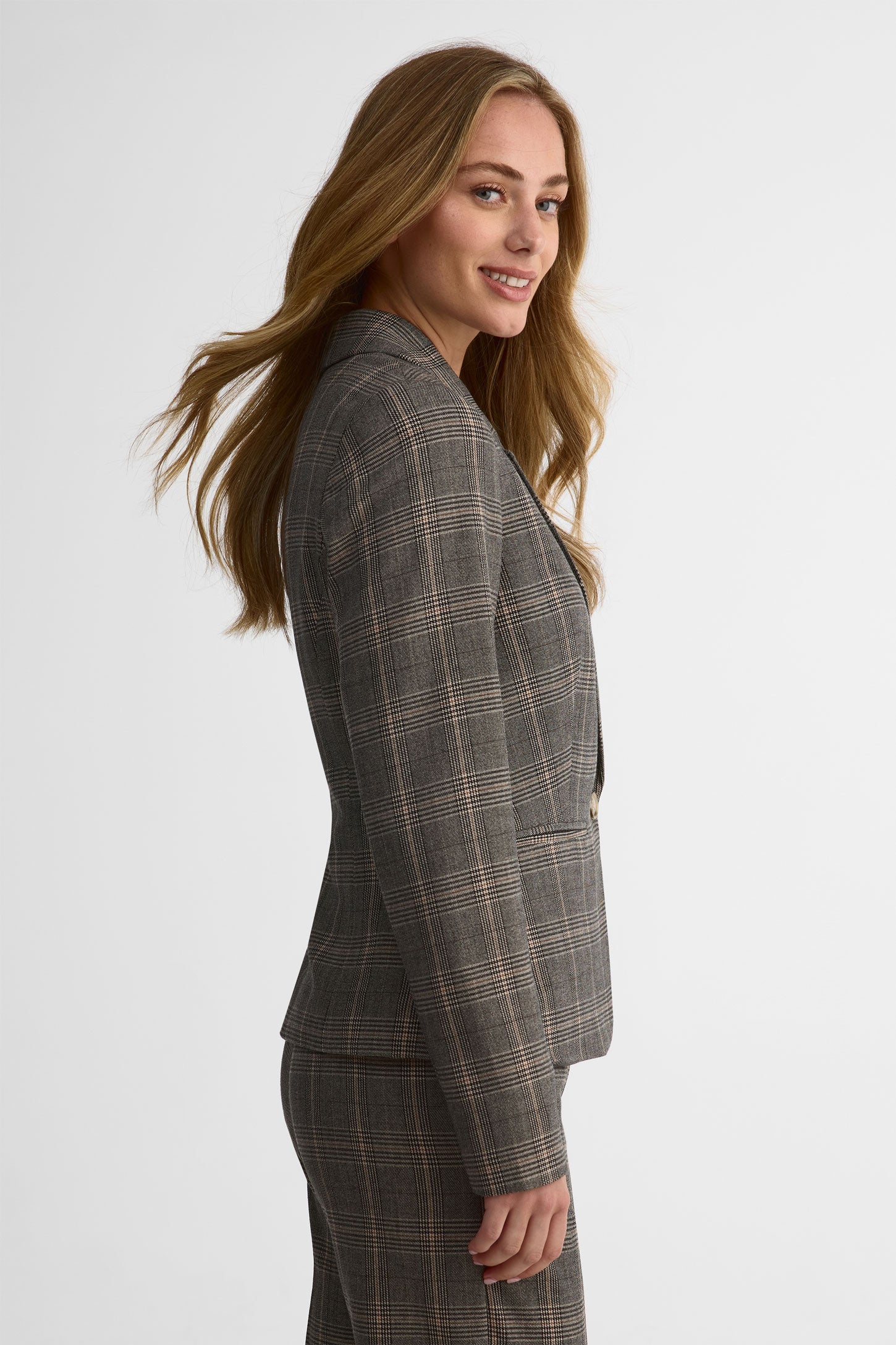 Classic fit lined blazer - Women
 && BEIGE/MULTI