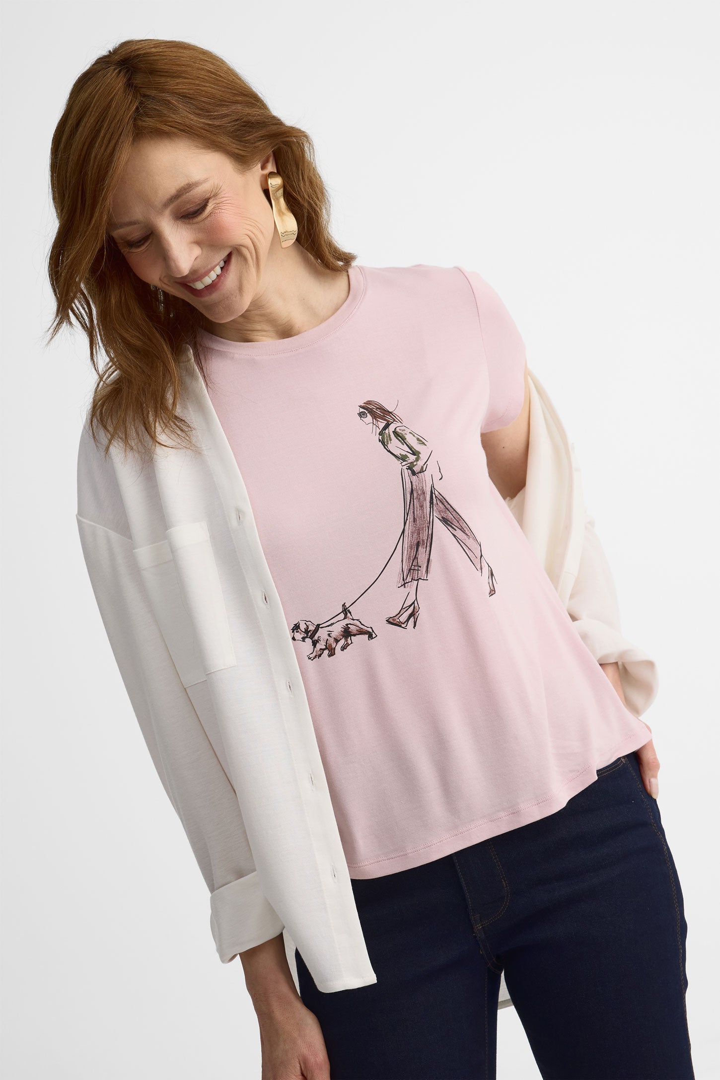 Chandail graphique – Femme && ROSE