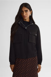 Veste bomber avec poches – Femme && NOIR