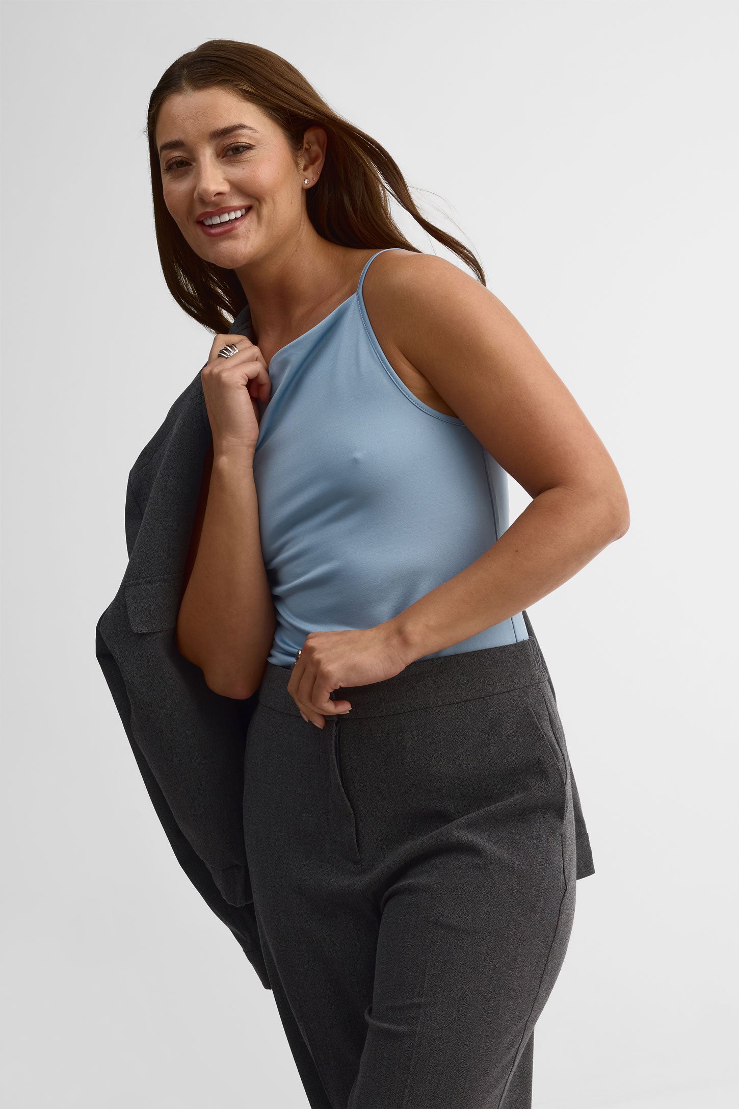 Camisole ajustée - Femme && BLEU