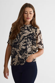 Blouse ample - Femme && BEIGE/MULTI