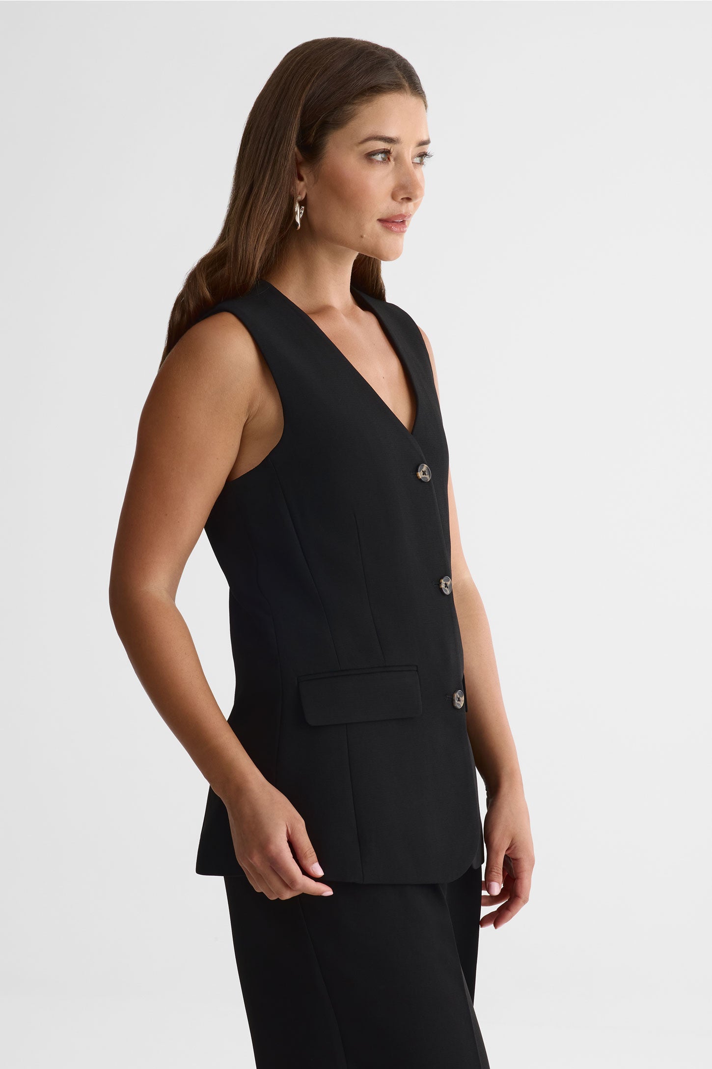 Veste sans manches - Femme && NOIR