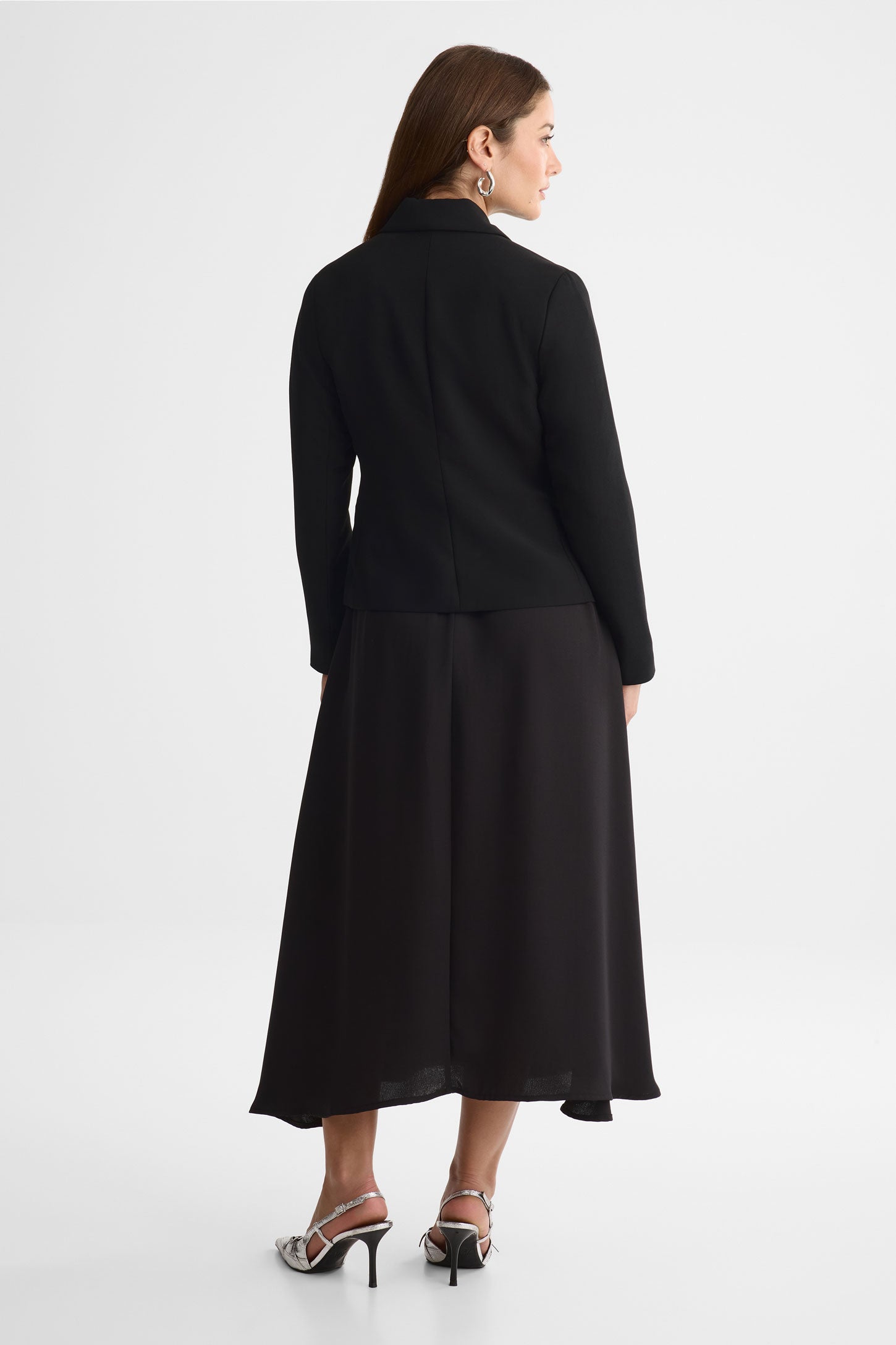 Veston à col notch – Femme && NOIR