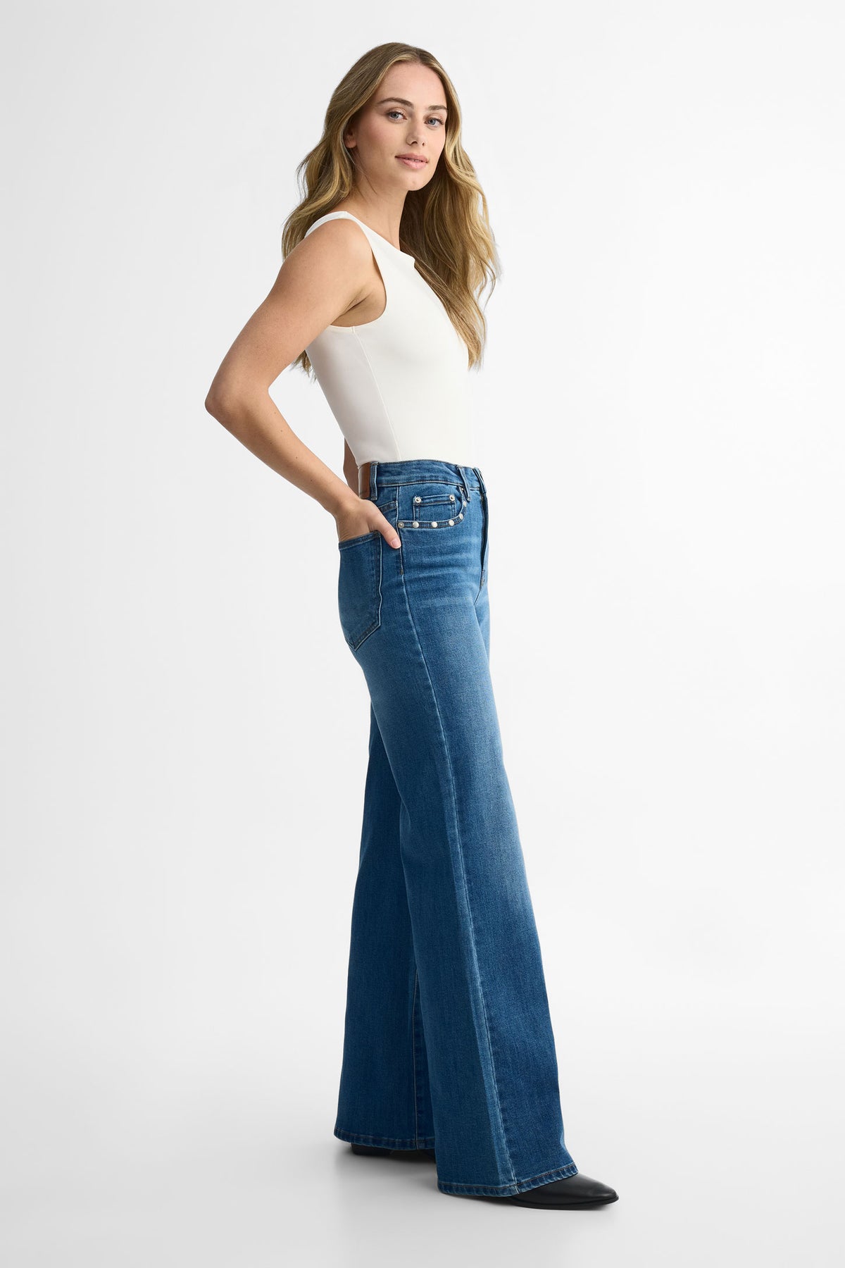 Jean Bel Air Taille 36 En Très Bon état - Couleur Corail - Coupe Slim élastique