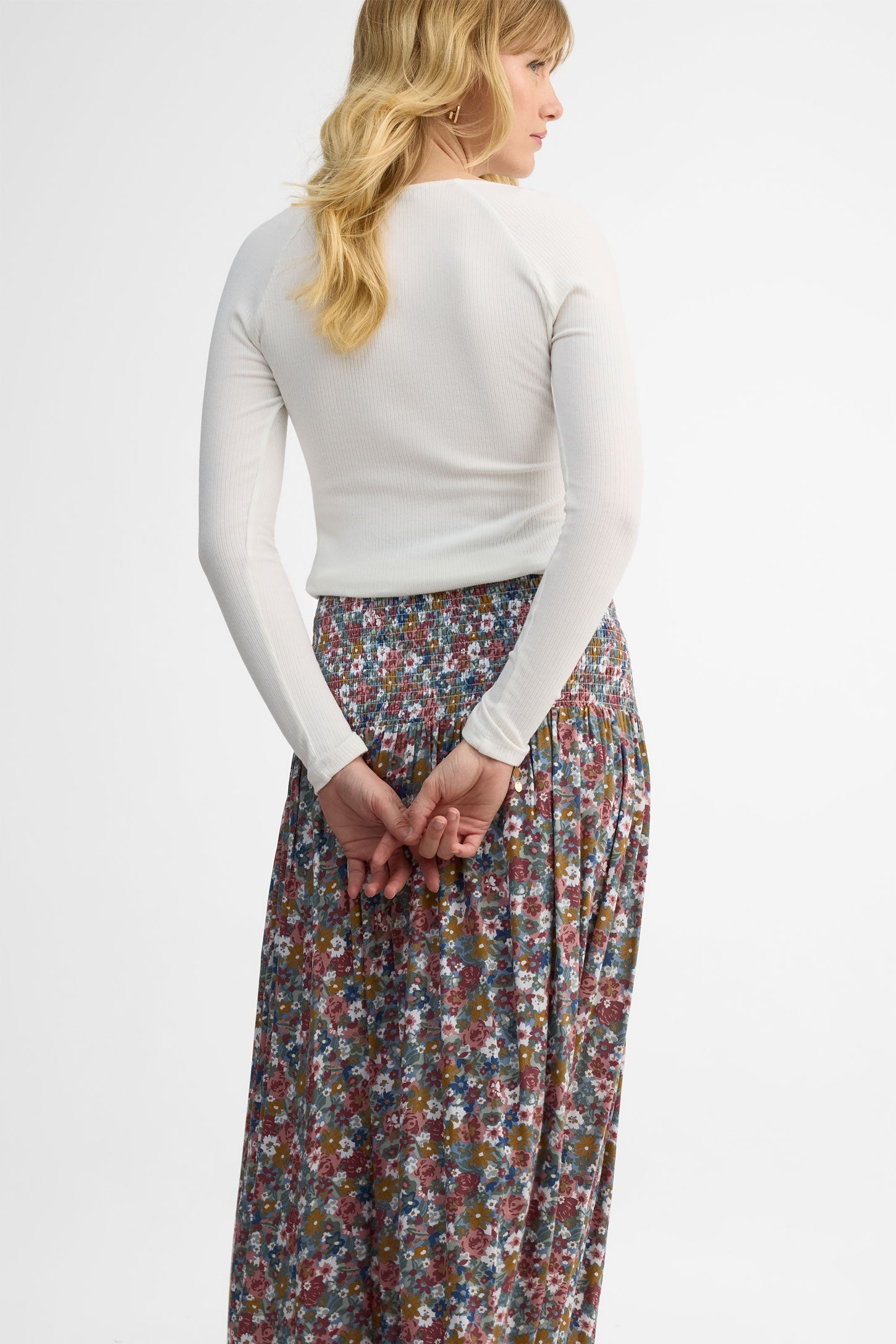 Jupe Paysanne Marks & Spencer - Femme - Taille 20 - Coton Noir - Courte