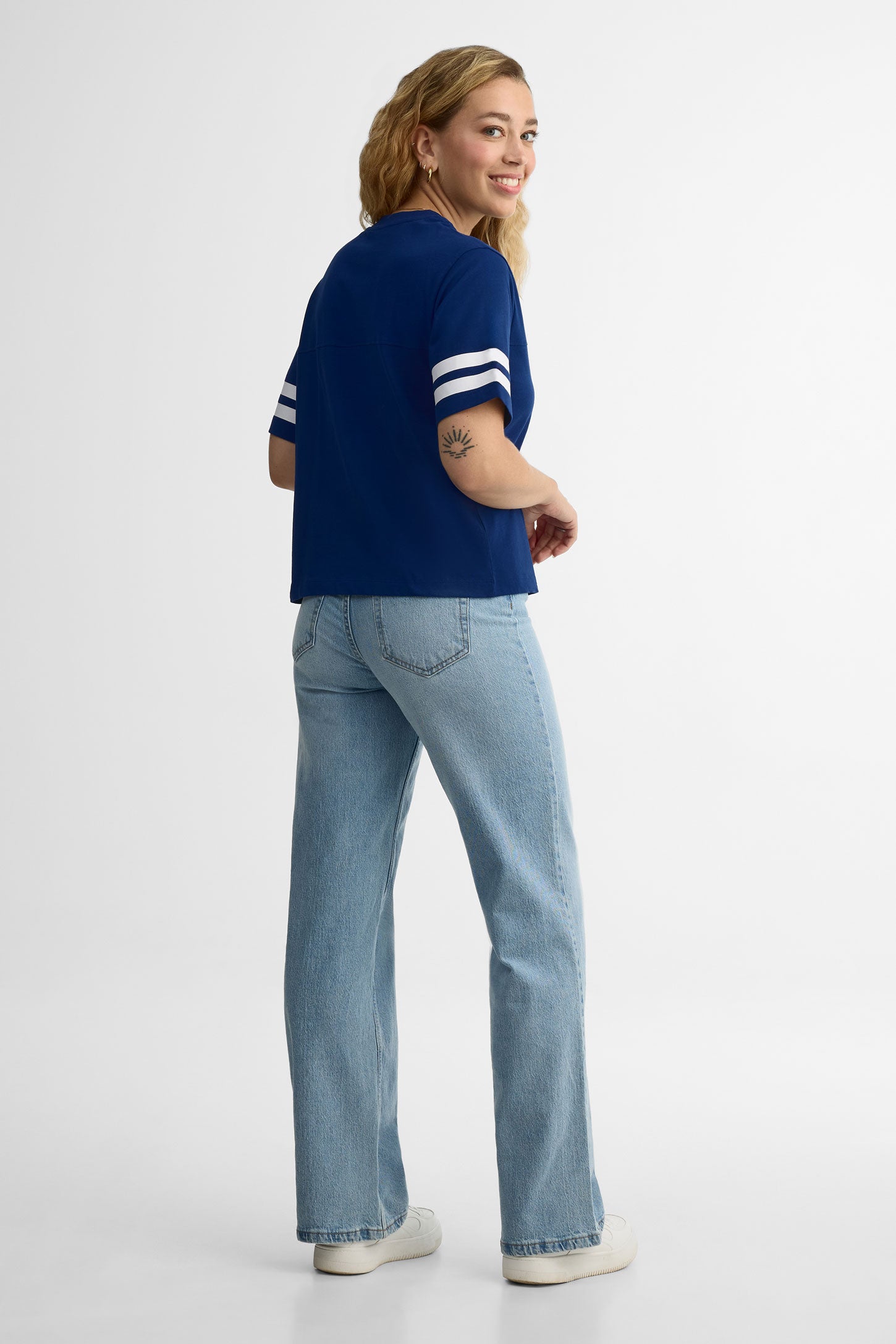 Jeans jambe droite - Femme && DENIM PALE