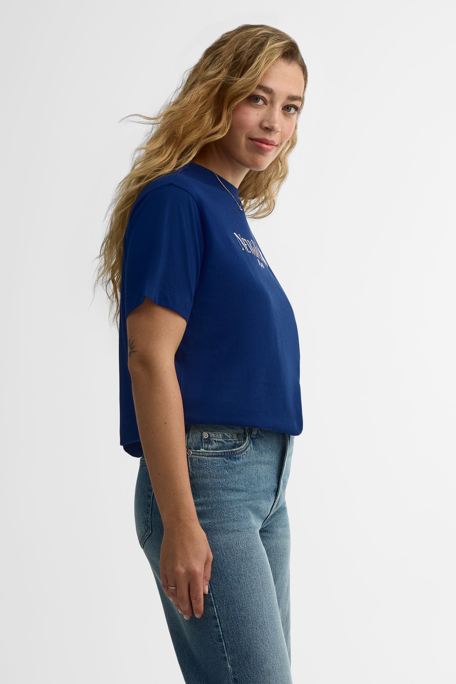 Jeans jambe droite - Femme && DENIM MOYEN