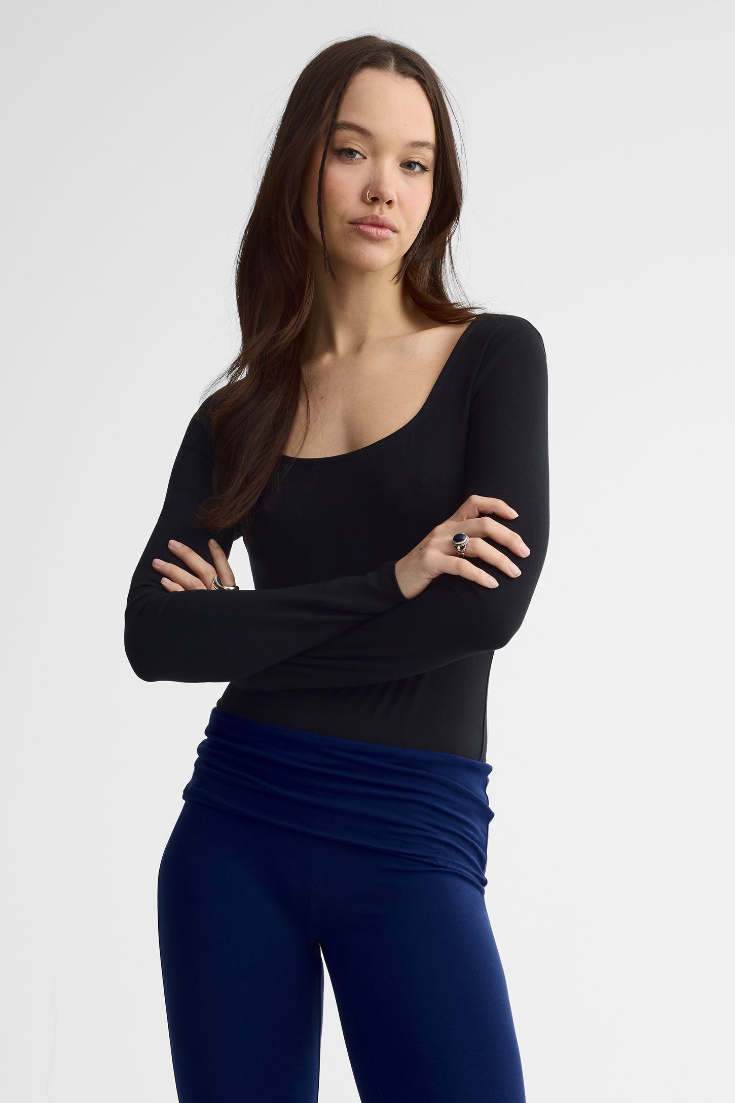 Justaucorps manches longues - Femme && NOIR