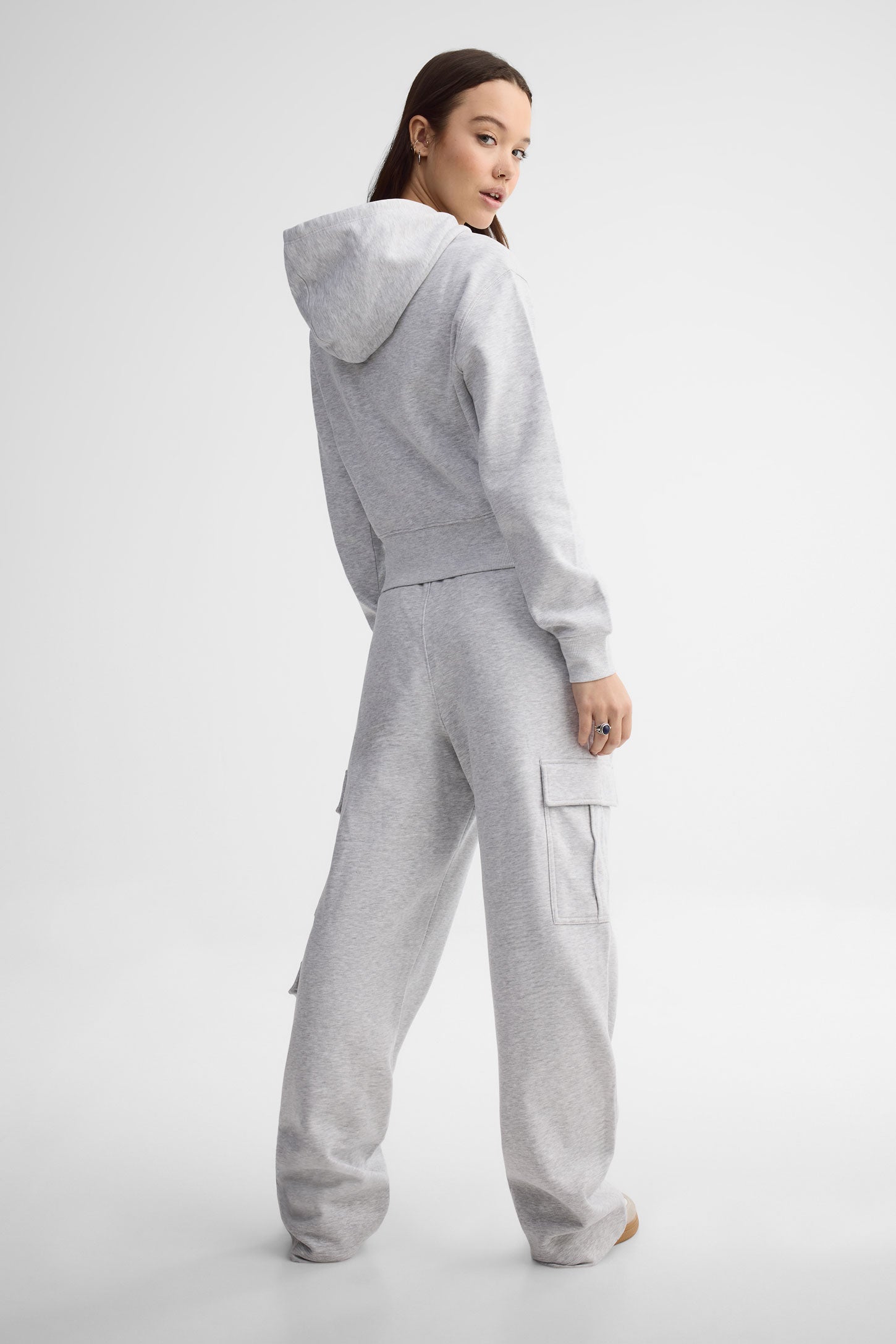 Veste ouatée à manches longues – Jeune femme && GRIS MIXTE
