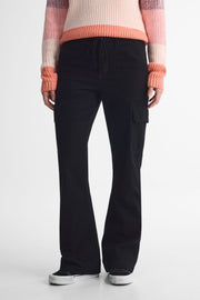 Pantalon cargo en twill - Femme && NOIR