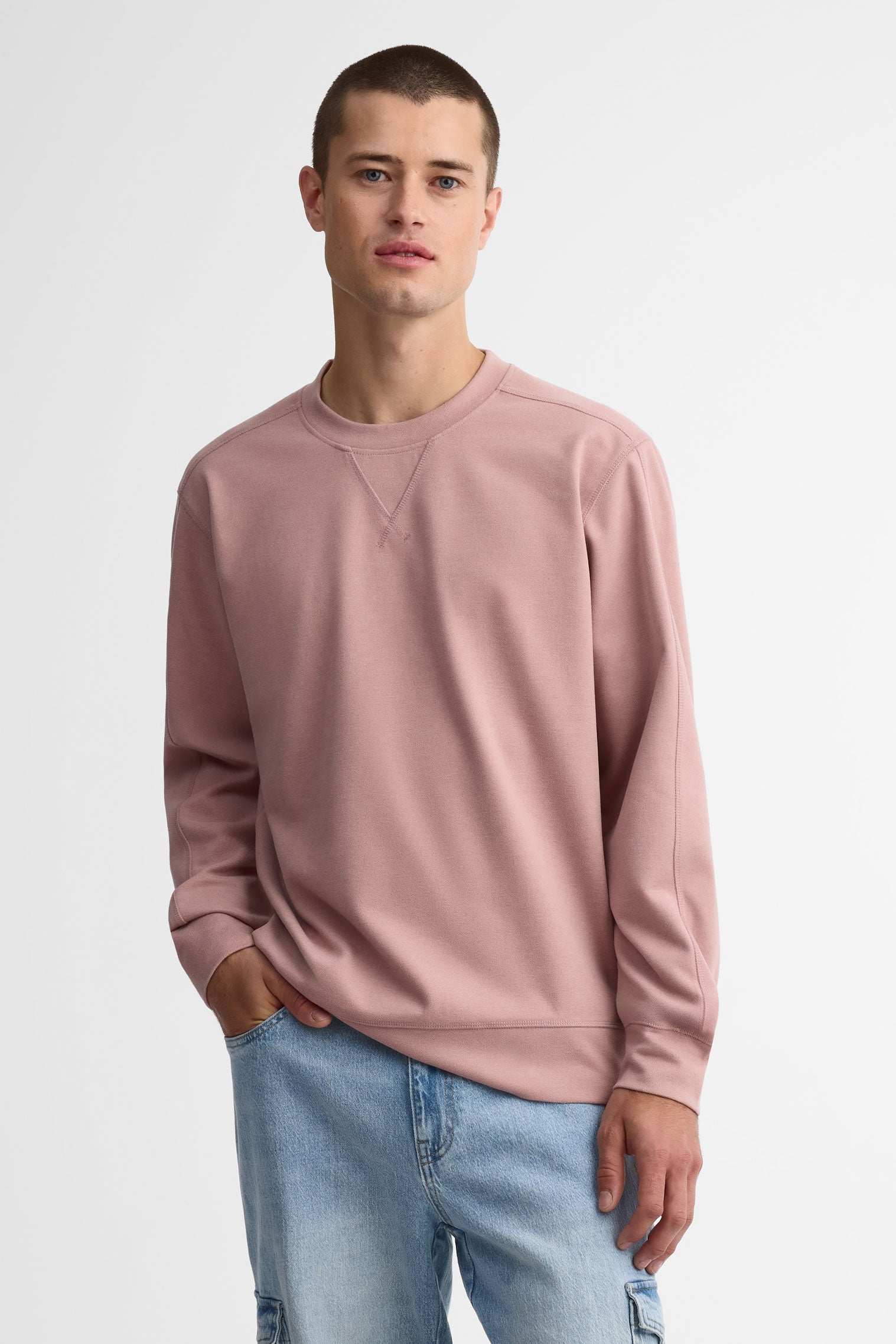 Chandail ouaté à manches longues - Homme && ROSE