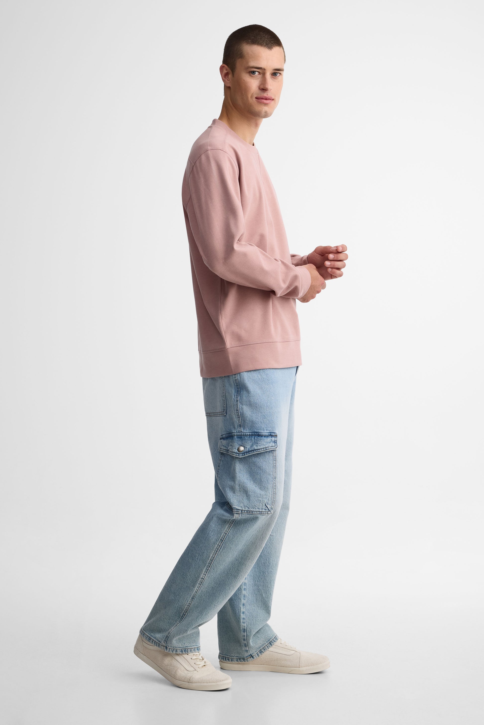 Chandail ouaté à manches longues - Homme && ROSE