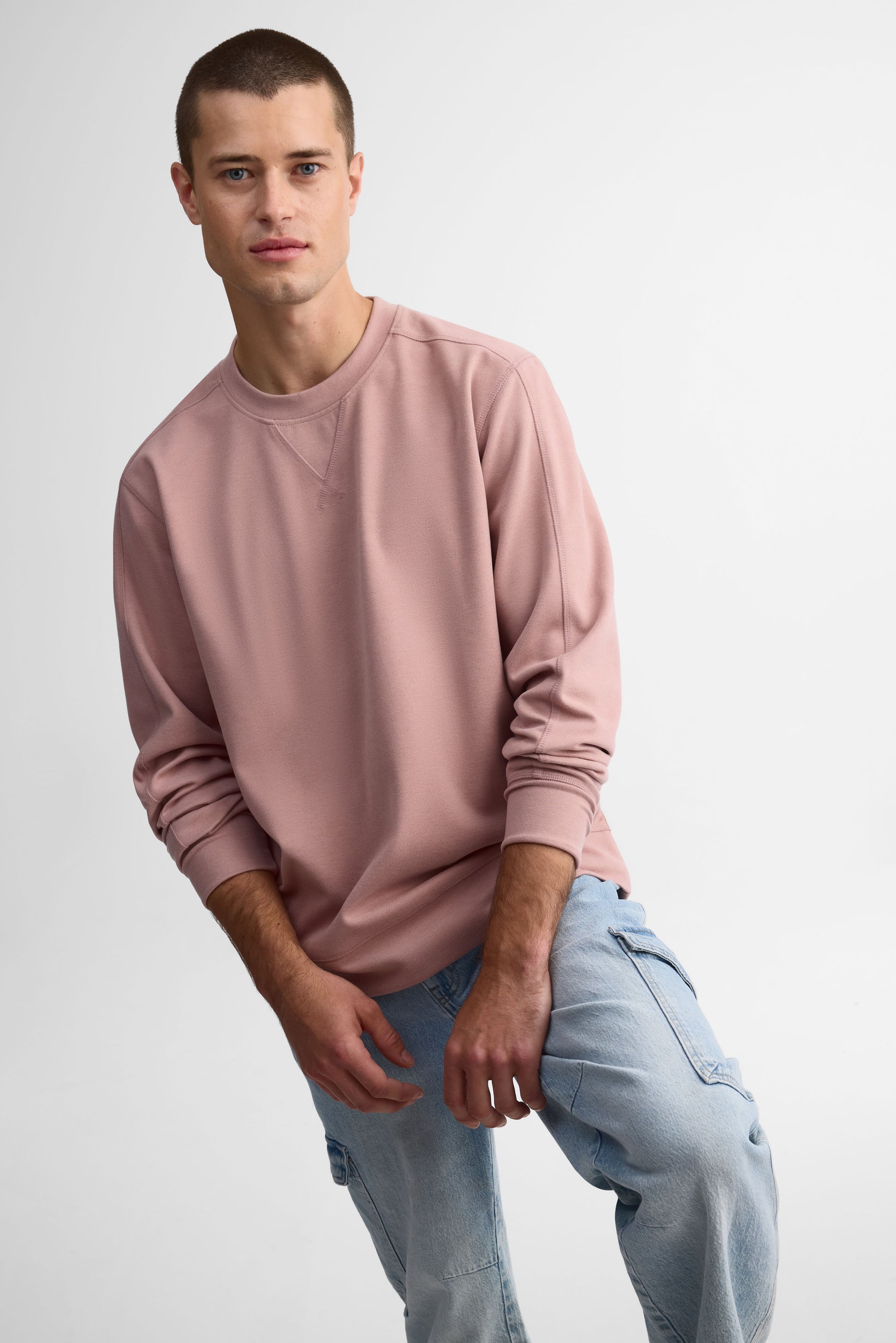 Chandail ouaté à manches longues - Homme && ROSE