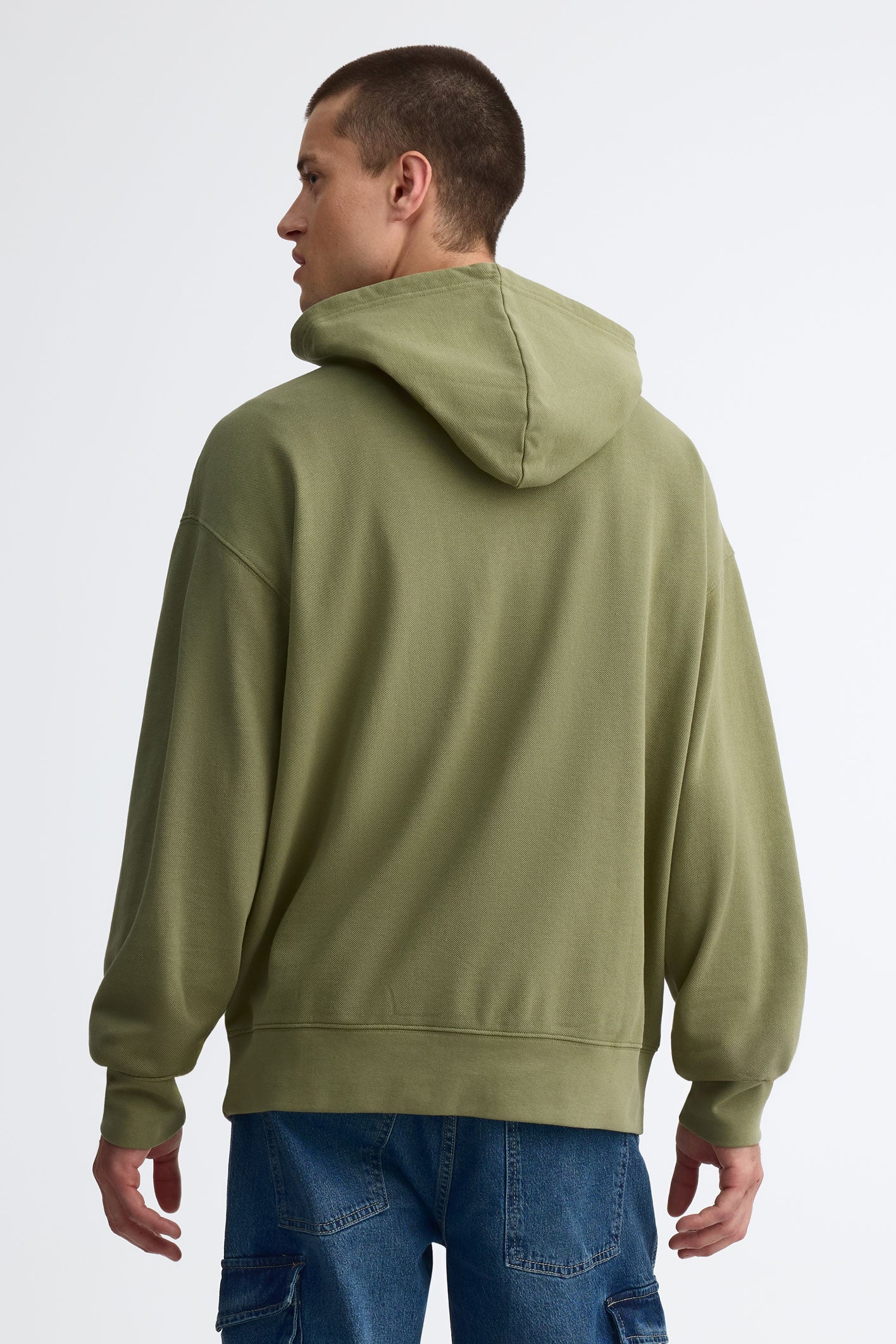 Chandail à capuchon - Homme && KAKI