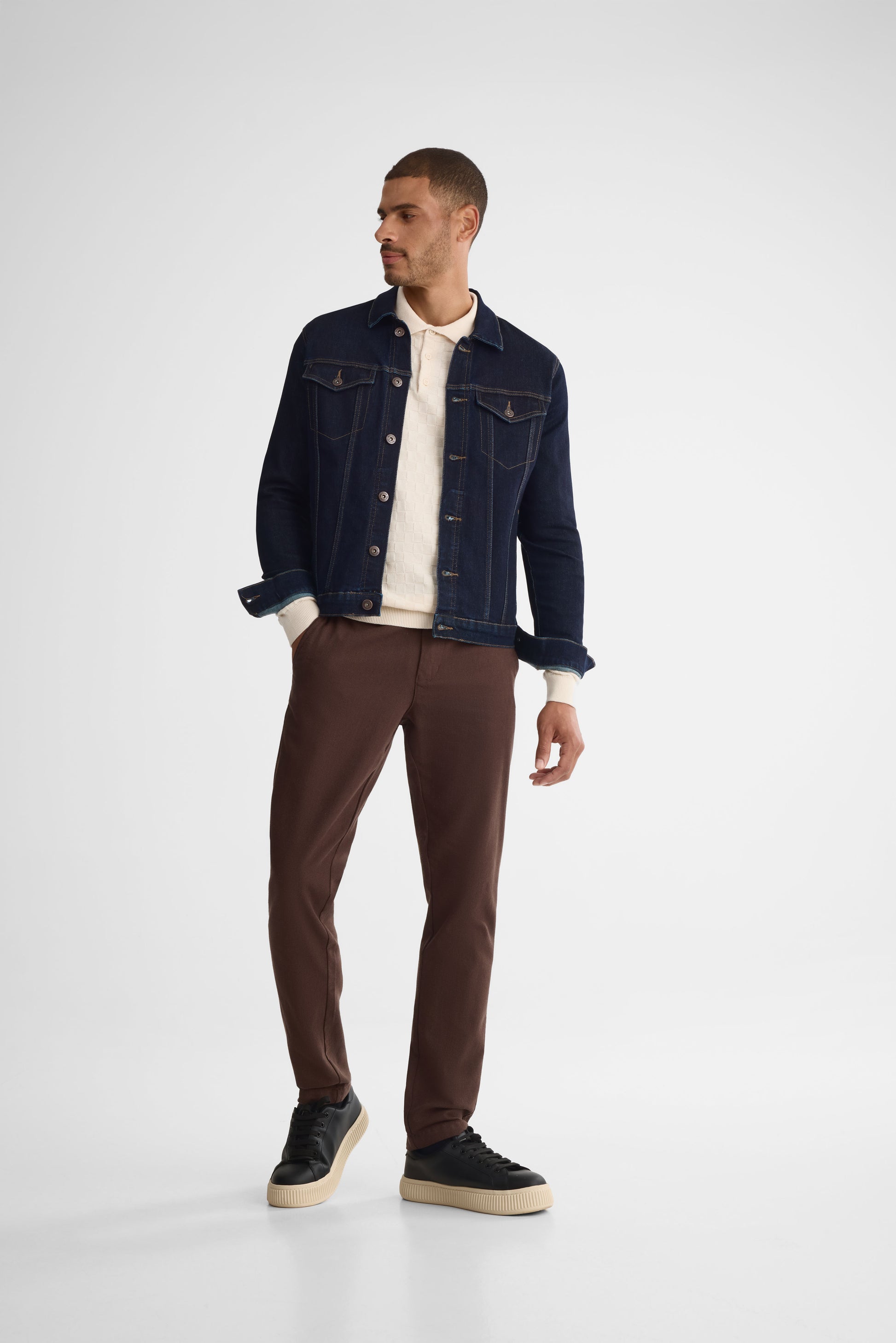 Veste en denim – Homme && DENIM FONCE