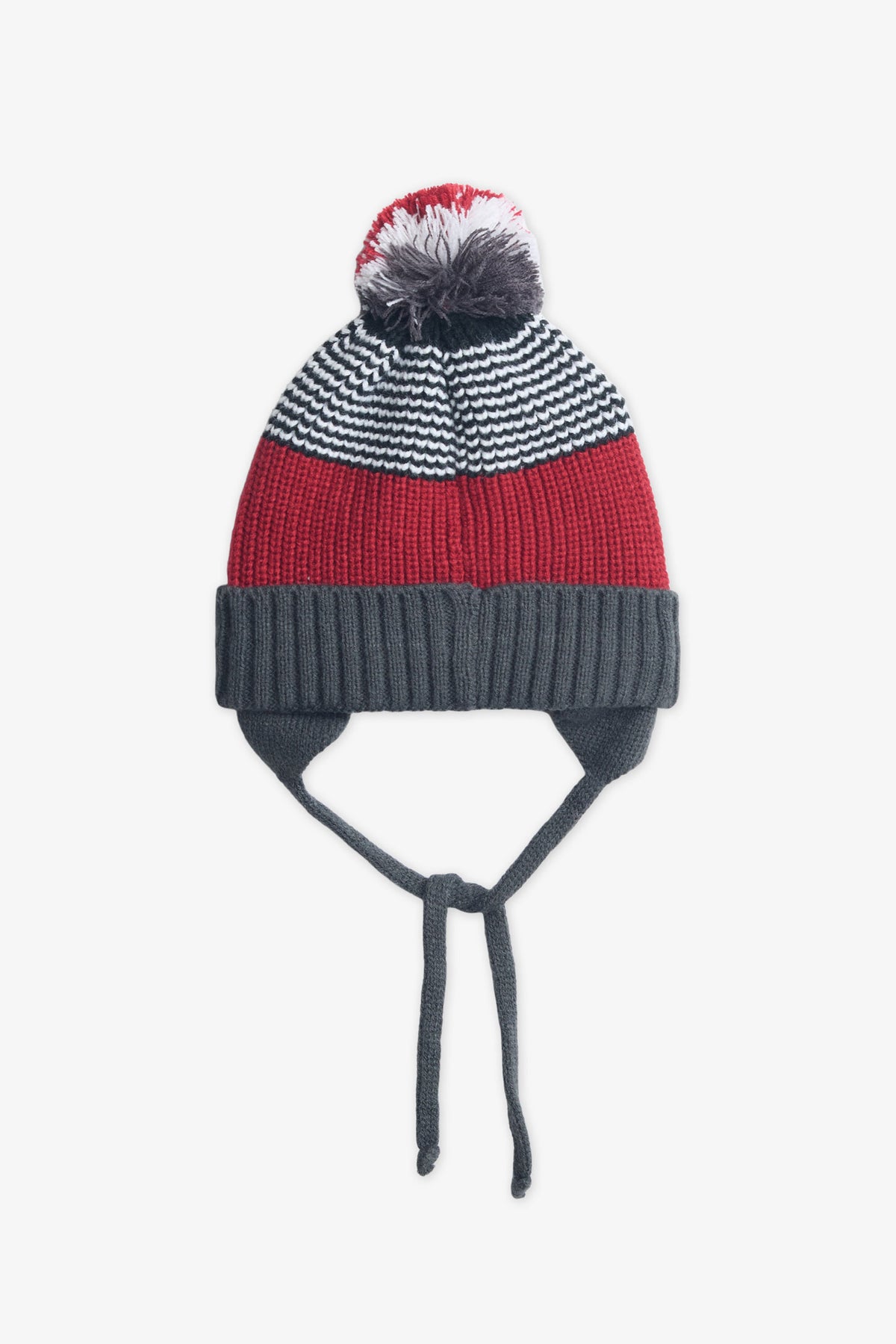 Fleece-lined hat with ears - Baby boy && ROUGE
