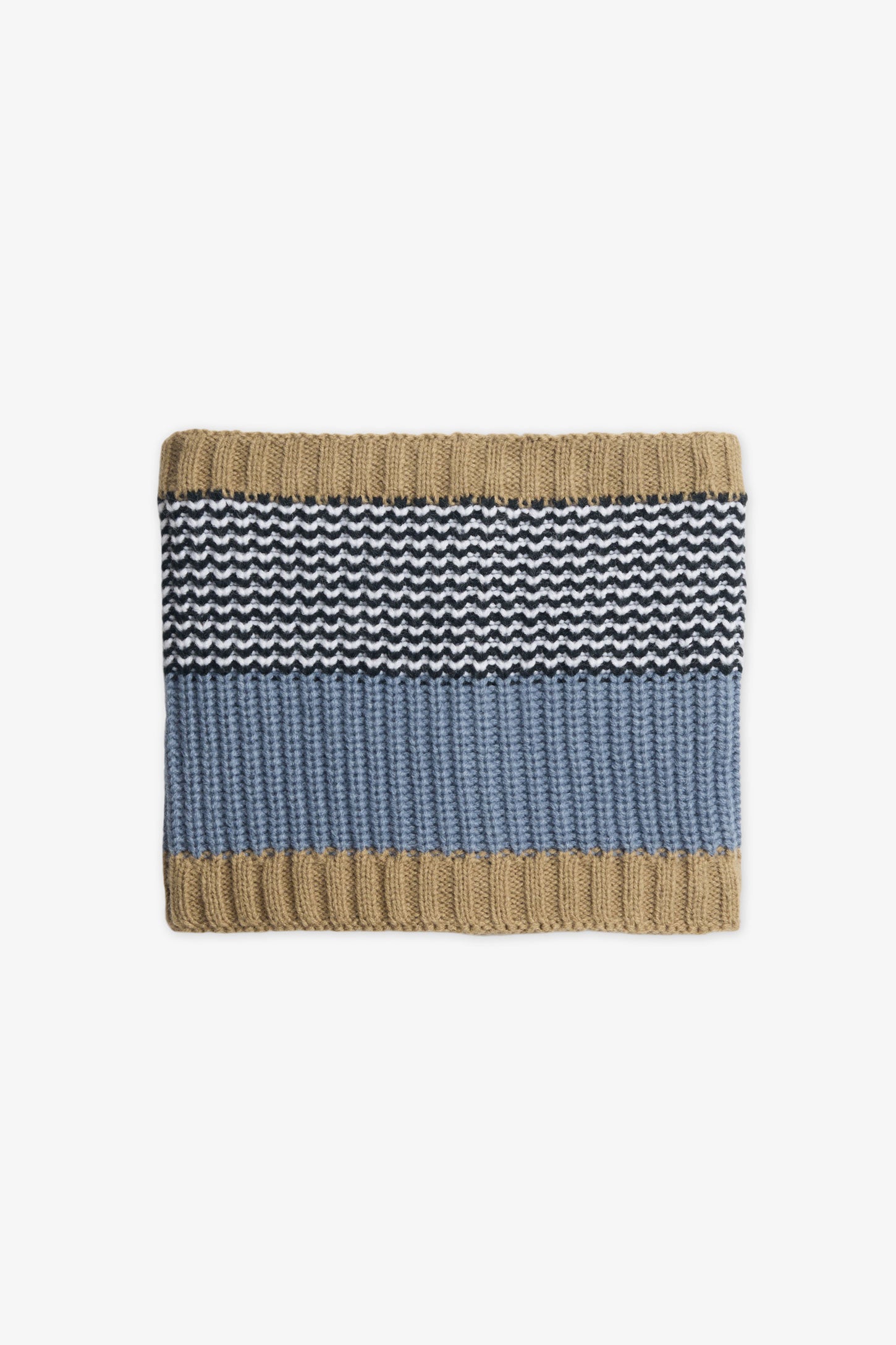 Cache-cou doublé en polar - Bébé garçon && GRIS
