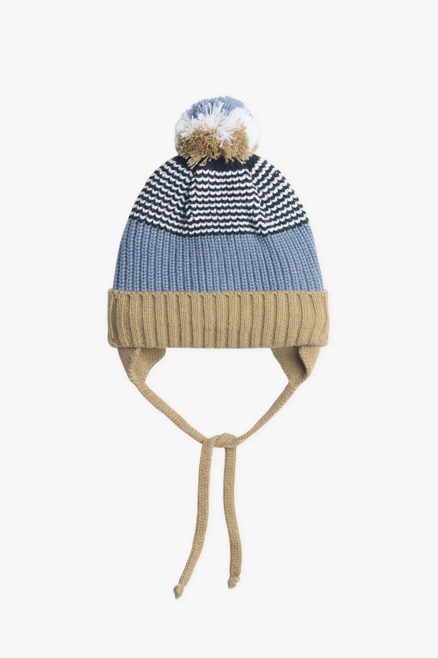 Tuque doublée en polar avec oreilles - Bébé garçon && GRIS