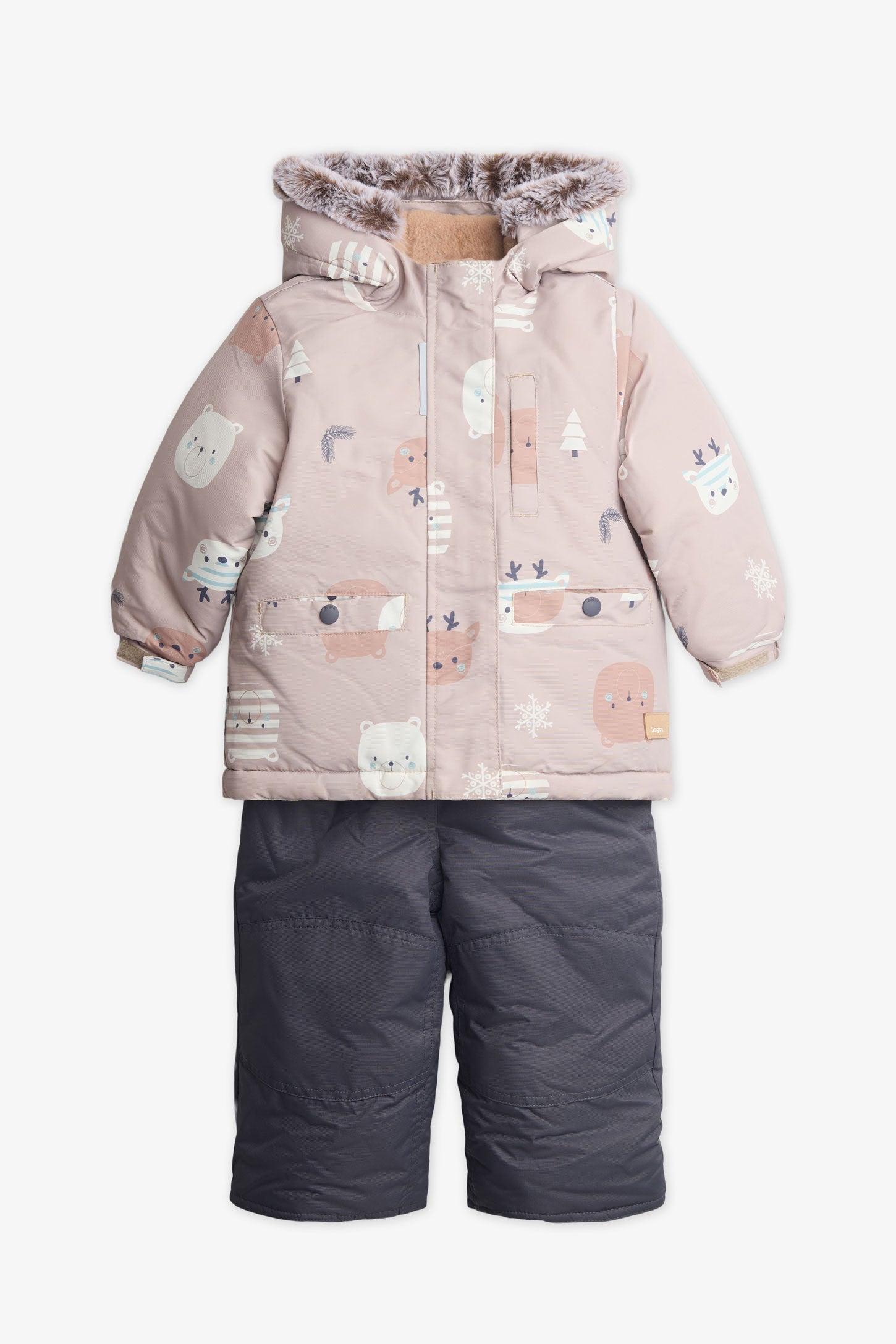 Habit de neige 2 pcs - Bébé garçon && TAUPE MULTI