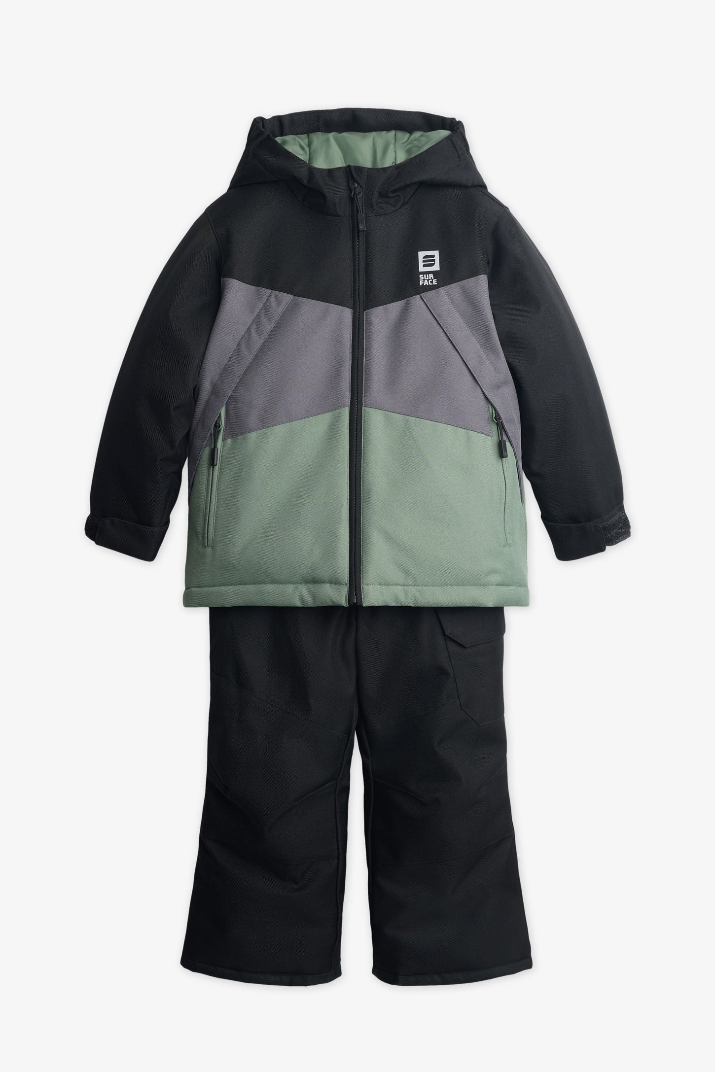 Ensemble de neige doublé polar - Enfant garçon && NOIR