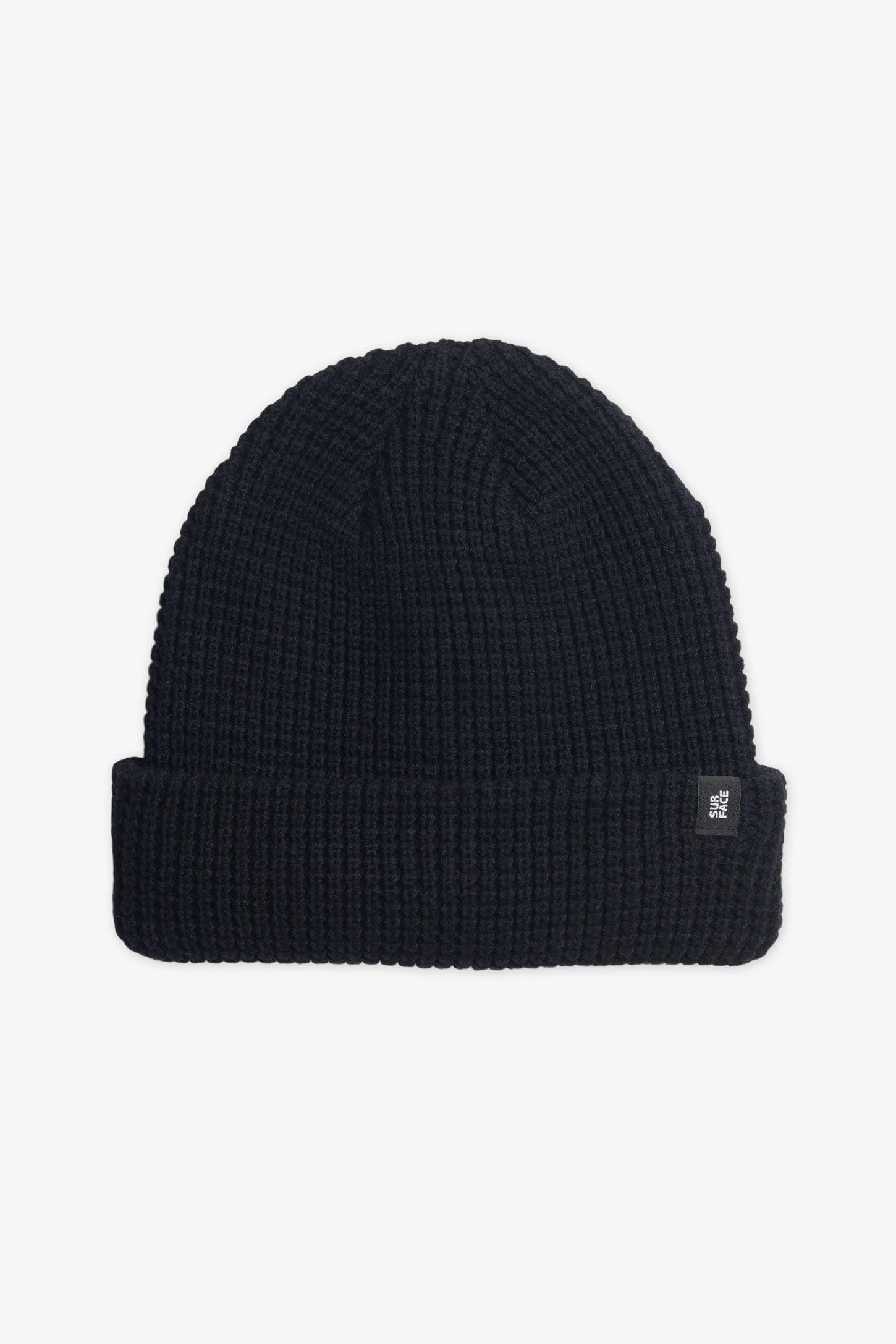 Tuque en tricot uni doublé polar - Enfant garçon && NOIR
