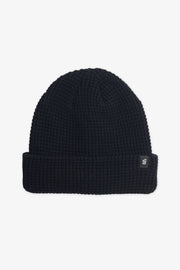 Tuque en tricot uni doublé polar - Enfant garçon && NOIR