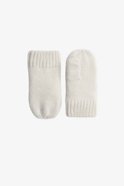 Mitaine en tricot doublée micro polar - Bébé fille && BEIGE