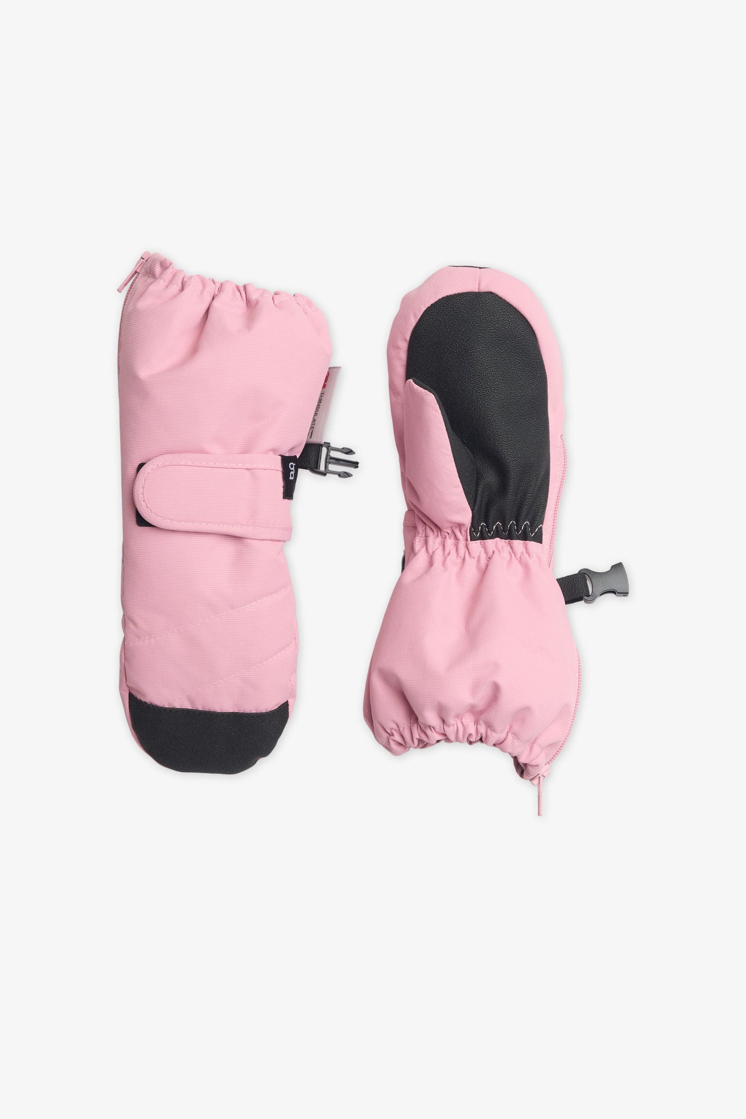 Mitaine isolée doublée imperméable - Bébé fille && ROSE PALE