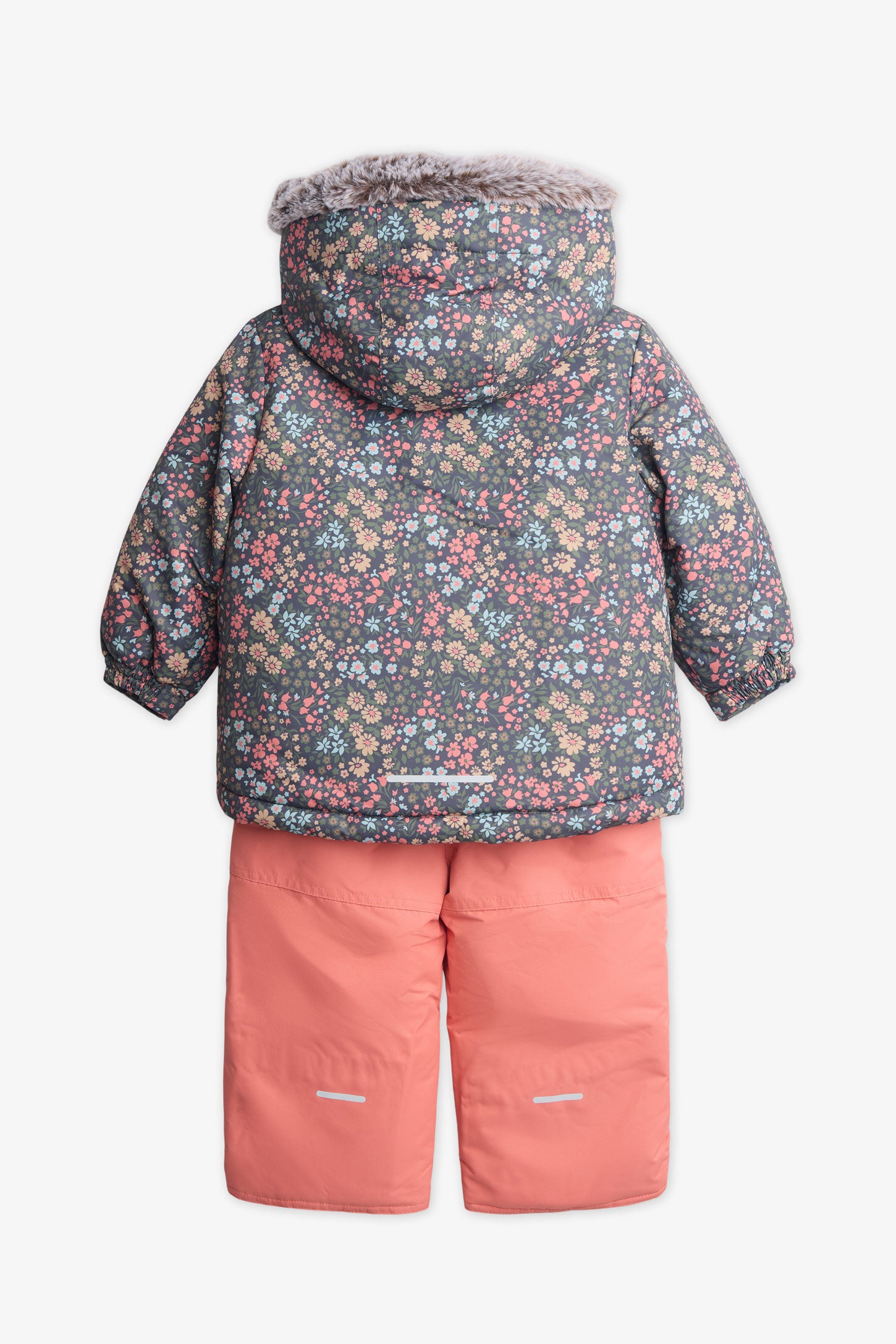 Habit de neige 2 pièces - Bébé fille && CHARBON/MULTI