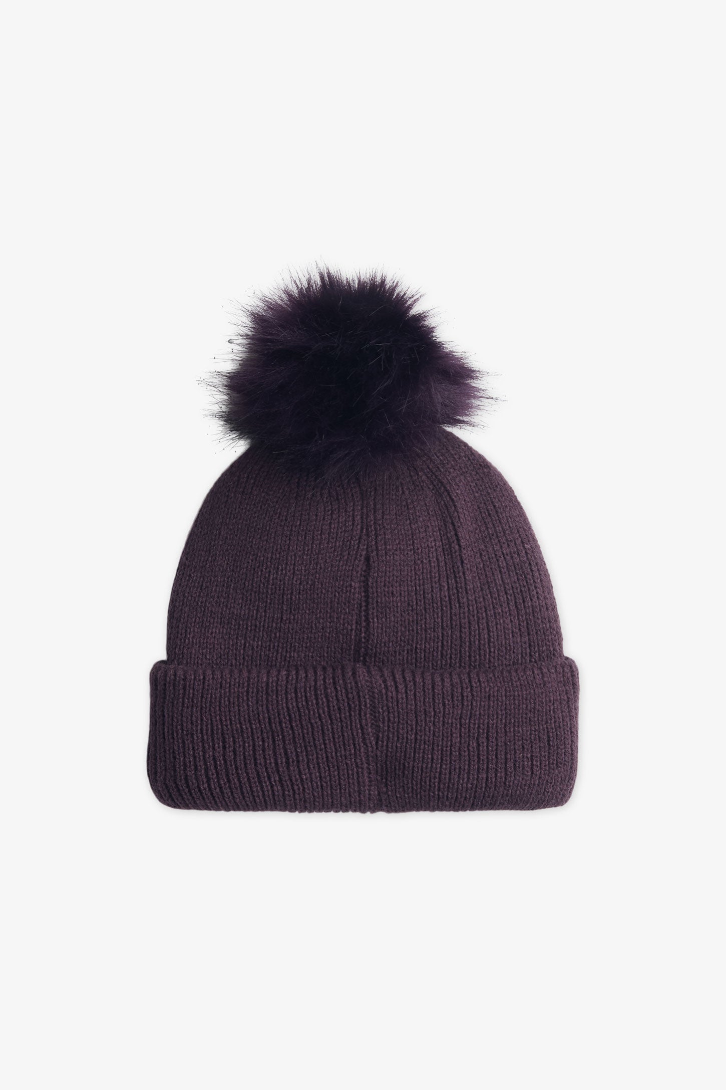 Tuque cloche en tricot avec pompons - Enfant fille && PRUNE
