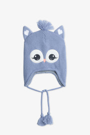 Tuque en tricot doublée micropolar - Enfant fille && BLEU