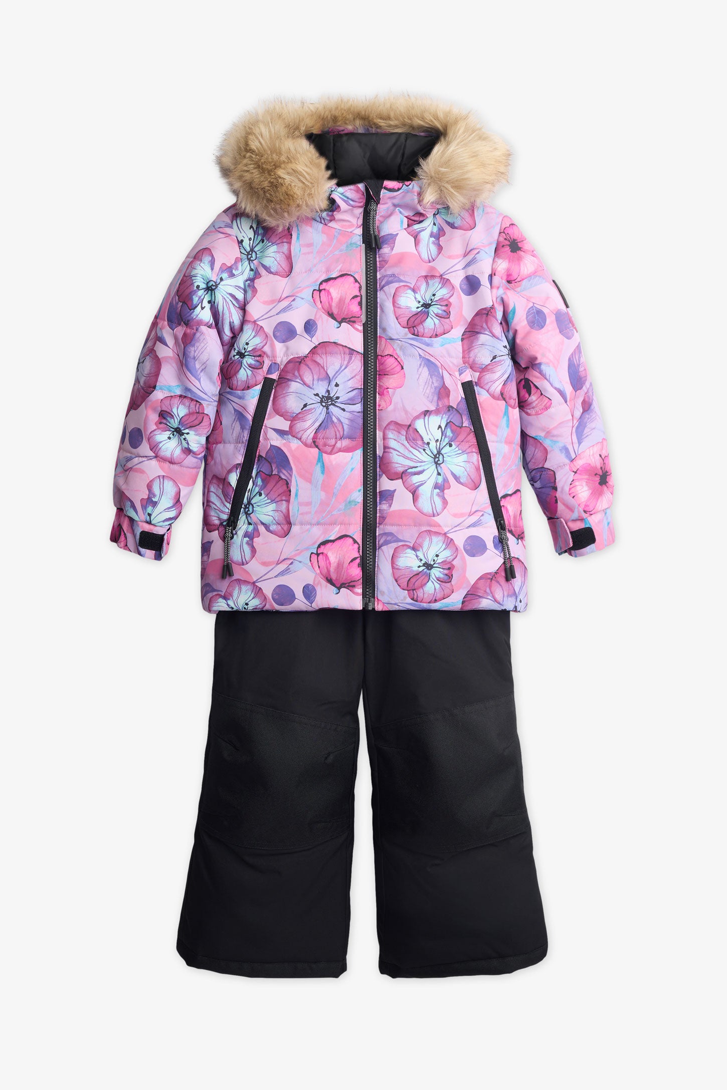 Habit de neige 2 pièces - Enfant fille && LILAS MULTI