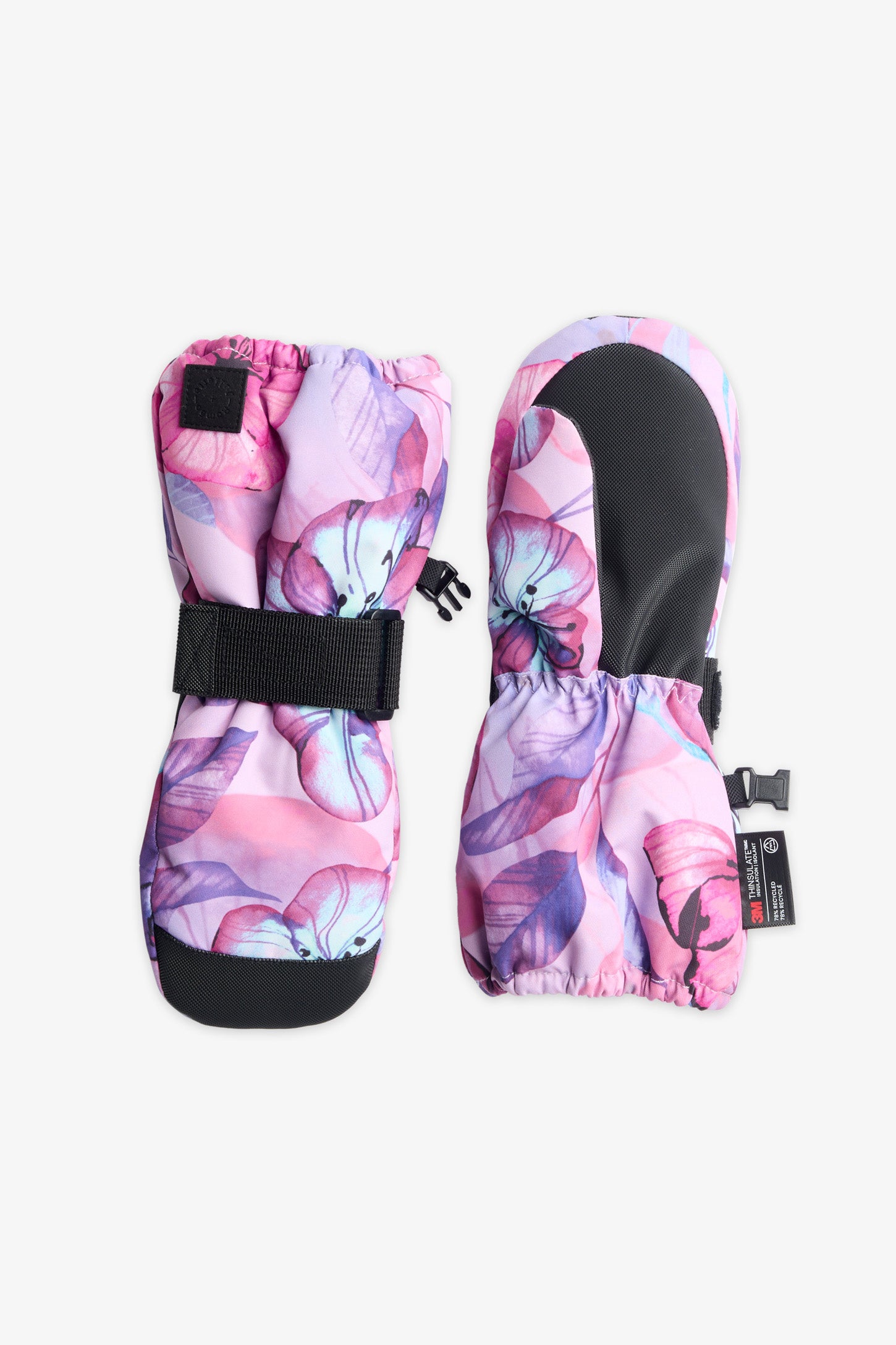 Mitaines isolées imperméables - Enfant fille && LILAS MULTI