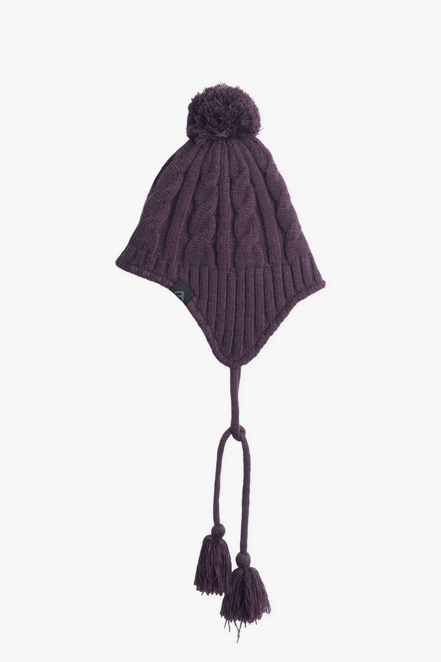 Tuque en tricot avec pompons - Enfant fille && PRUNE
