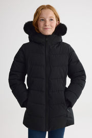 Manteau parka isolé - Ado fille && NOIR