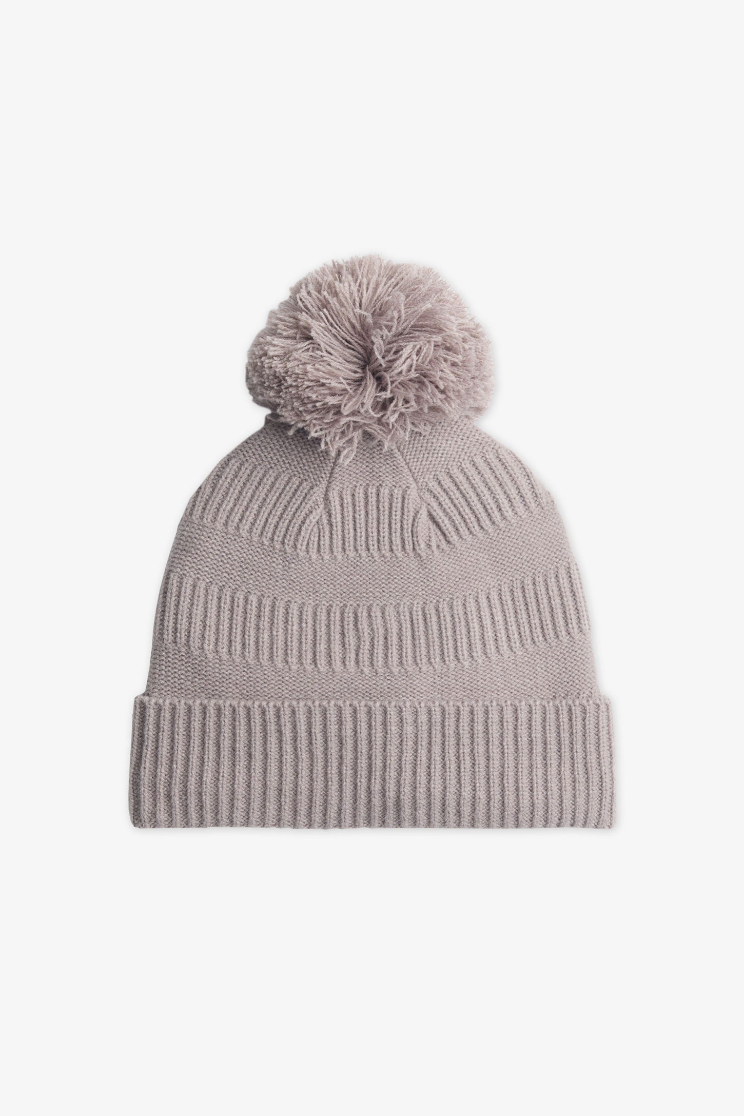 Tuque en tricot doublée micropolar – Ado fille && BEIGE