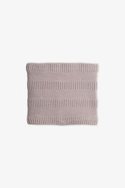 Cache-cou tricoté doublé micropolar – Ado fille && BEIGE
