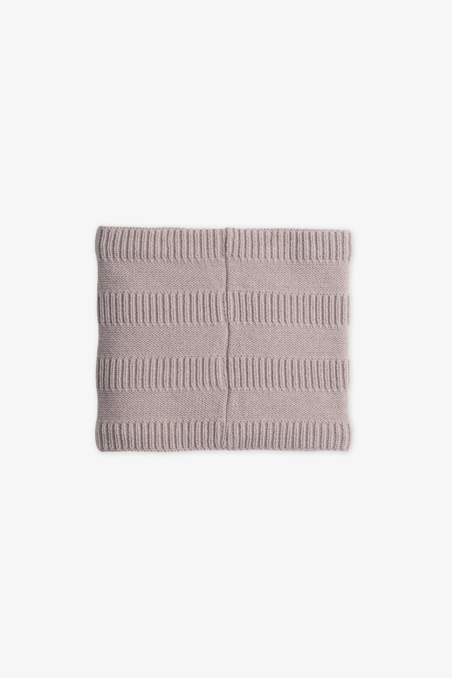 Cache-cou tricoté doublé micropolar – Ado fille && BEIGE