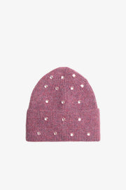 Tuque en tricot - Ado fille && ROUGE VIN