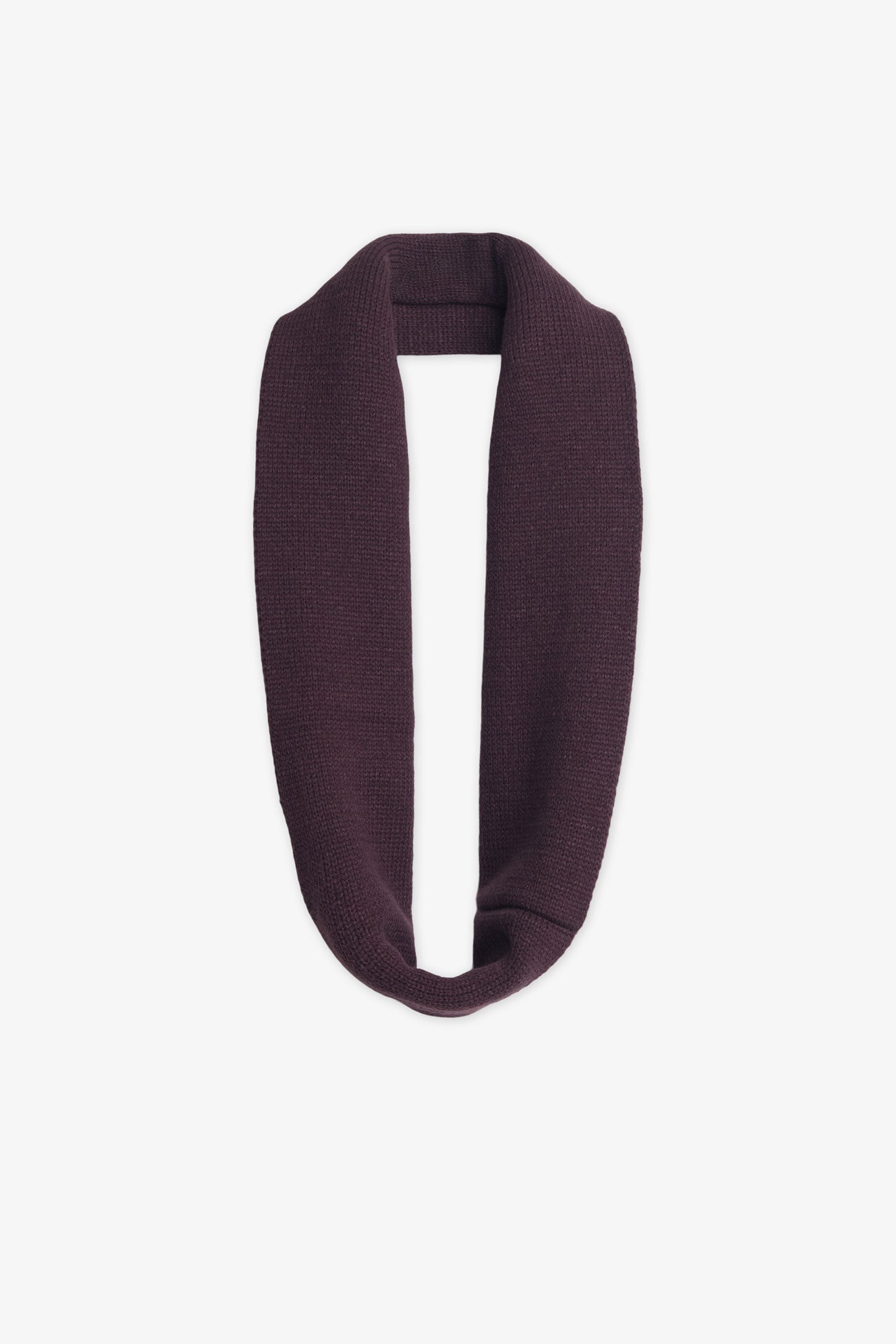 Foulard infini en tricot - Femme && PRUNE