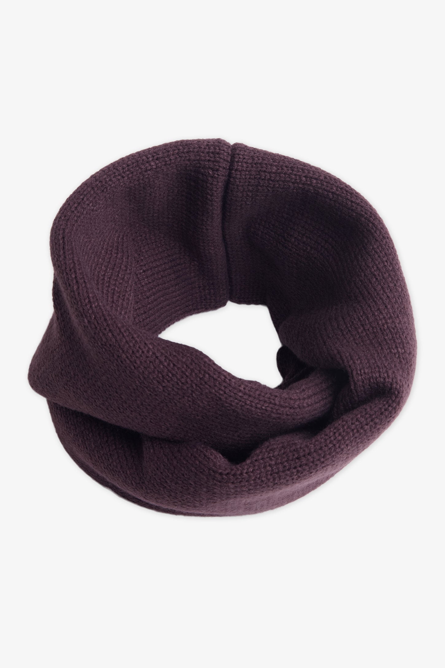 Foulard infini en tricot - Femme && PRUNE