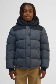 Manteau puffer isolé - Ado garçon && CHARBON