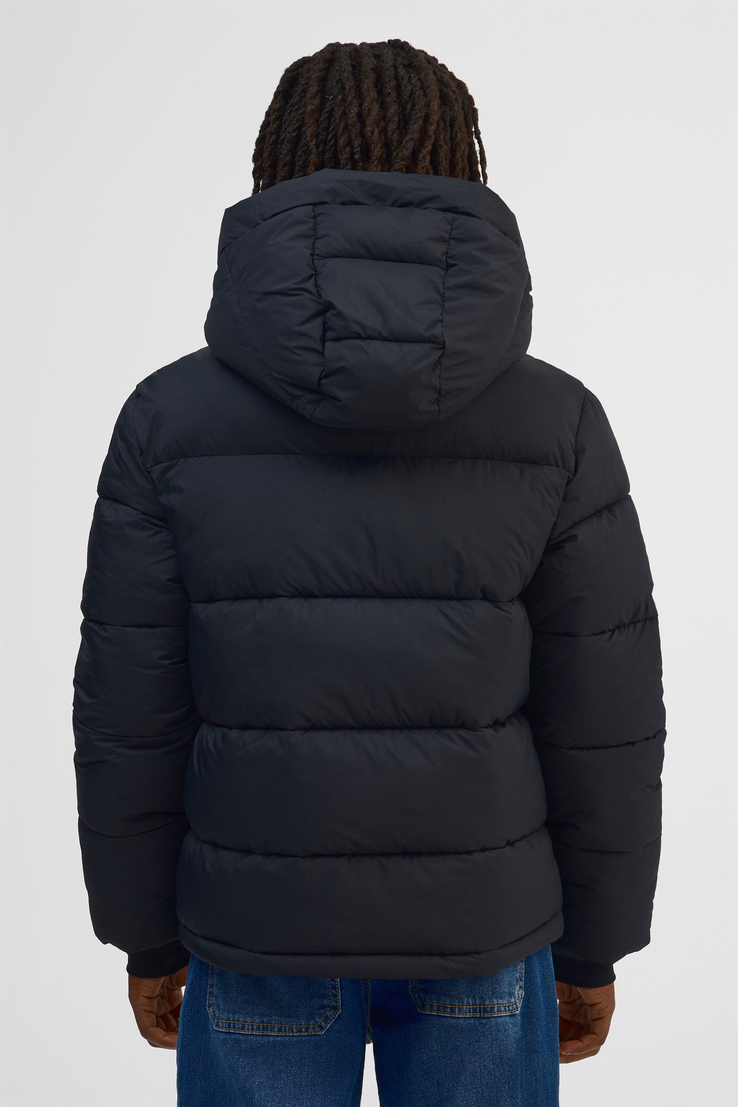 Manteau puffer isolé - Ado garçon && NOIR