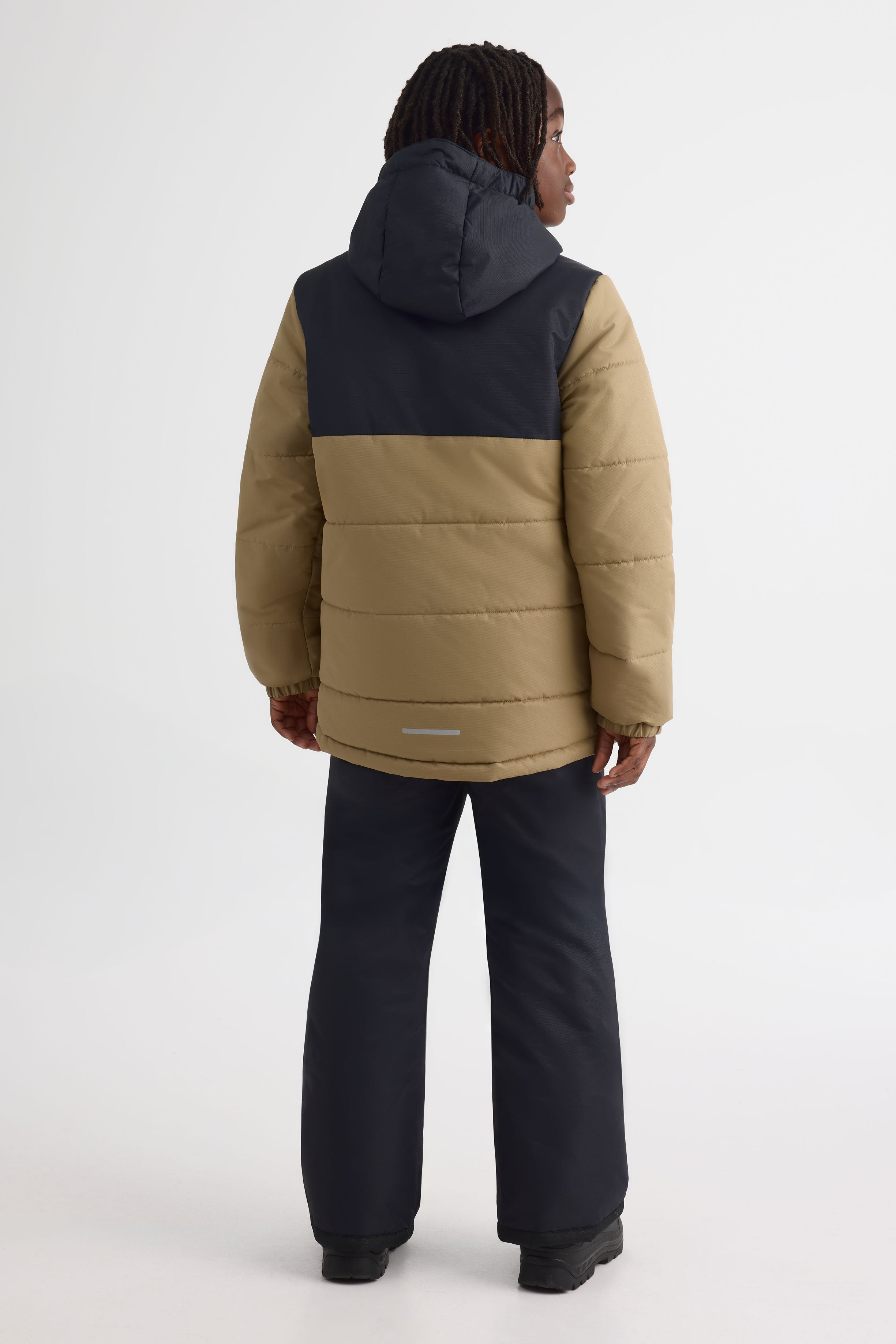 Manteau de neige avec capuchon - Ado garçon && CHARBON