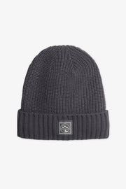 Tuque en tricot à revers doublée polar - Ado garçon && CHARBON