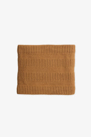 Cache-cou tube en tricot doublé - Ado garçon && BRUN