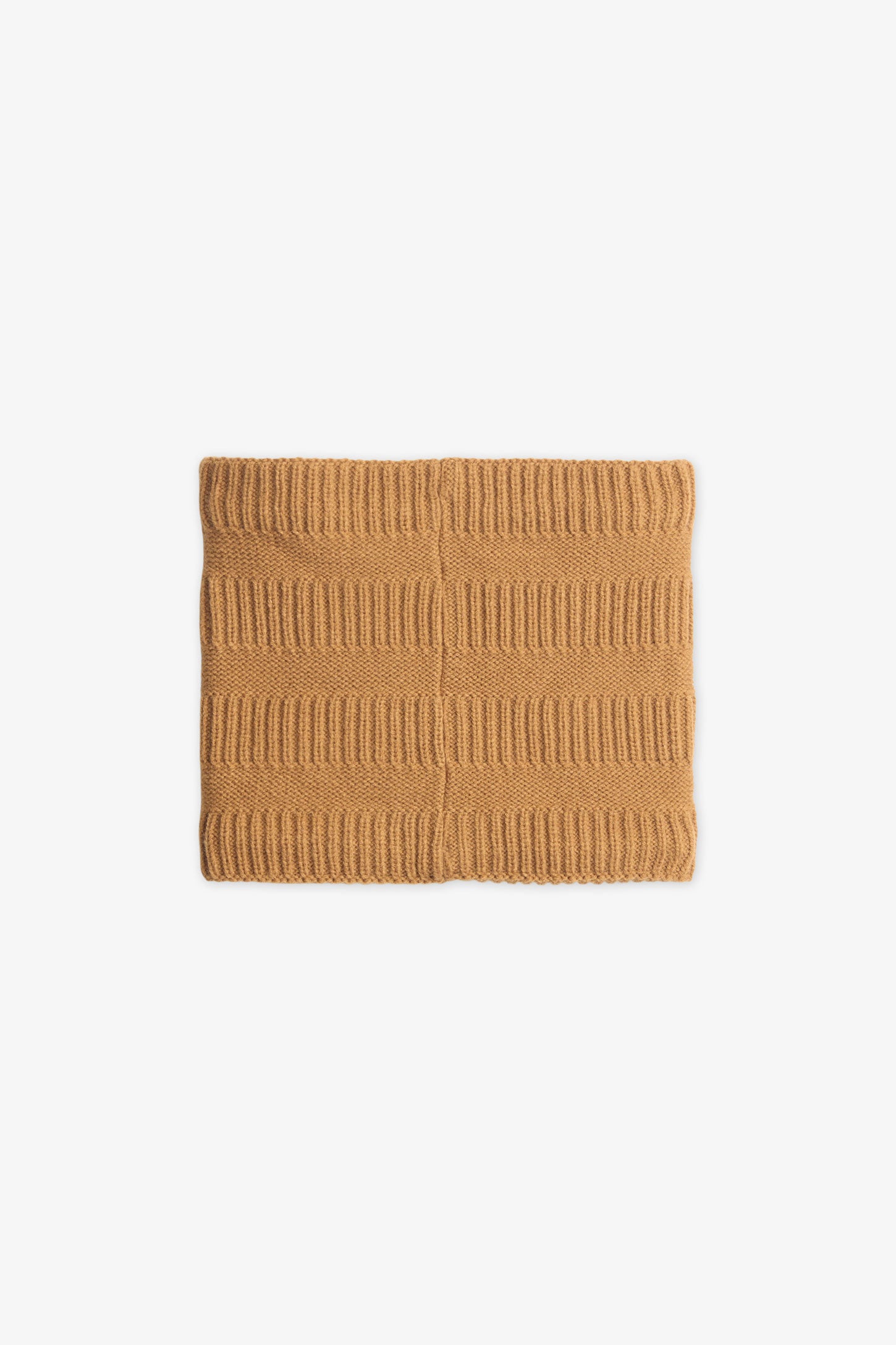 Cache-cou tube en tricot doublé - Ado garçon && BRUN